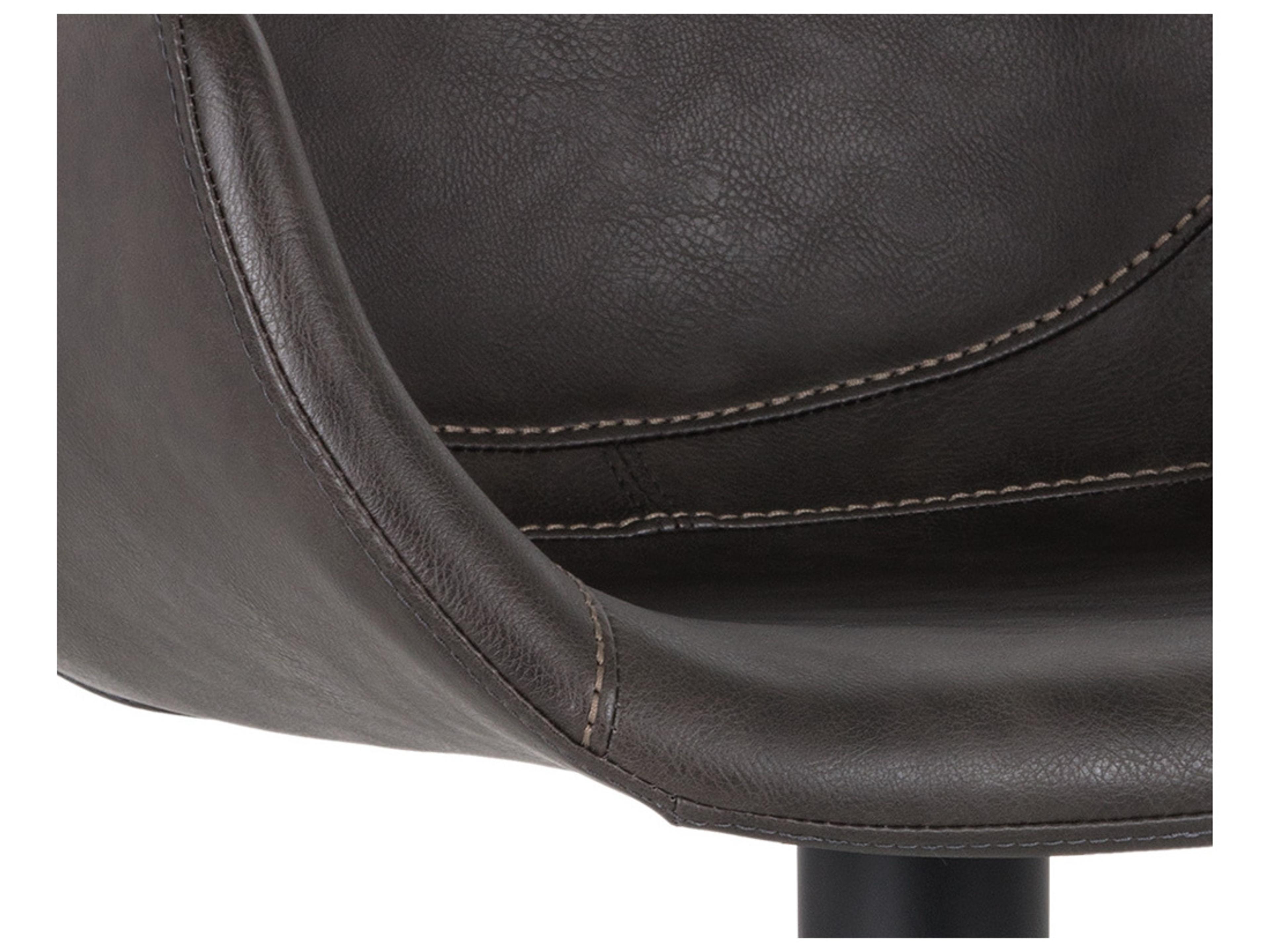 Sunpan Junction Owen Swivel Town Grey Black Counter Stool