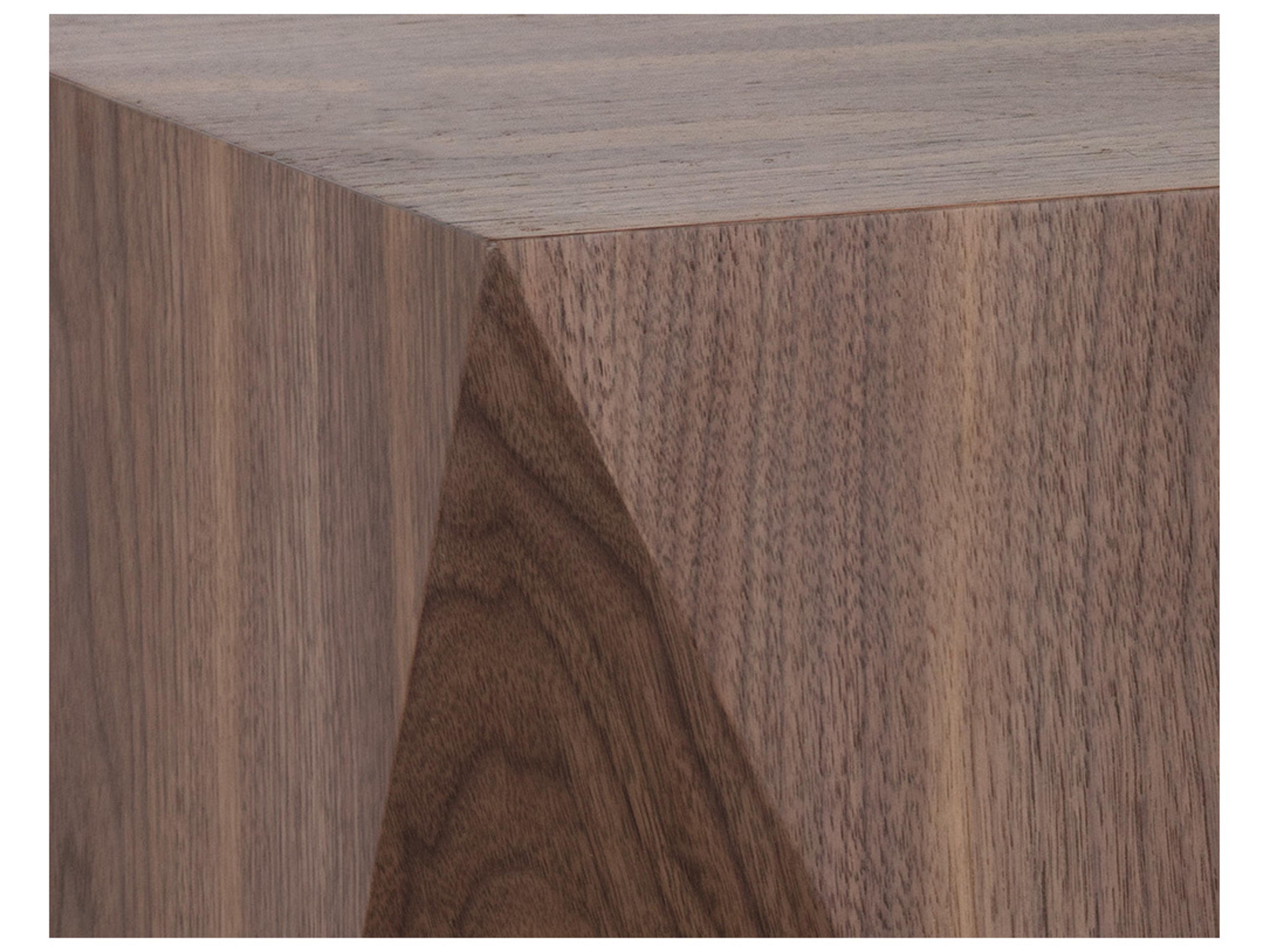 Sunpan Ikon Timmons Square Wood Brown End Table