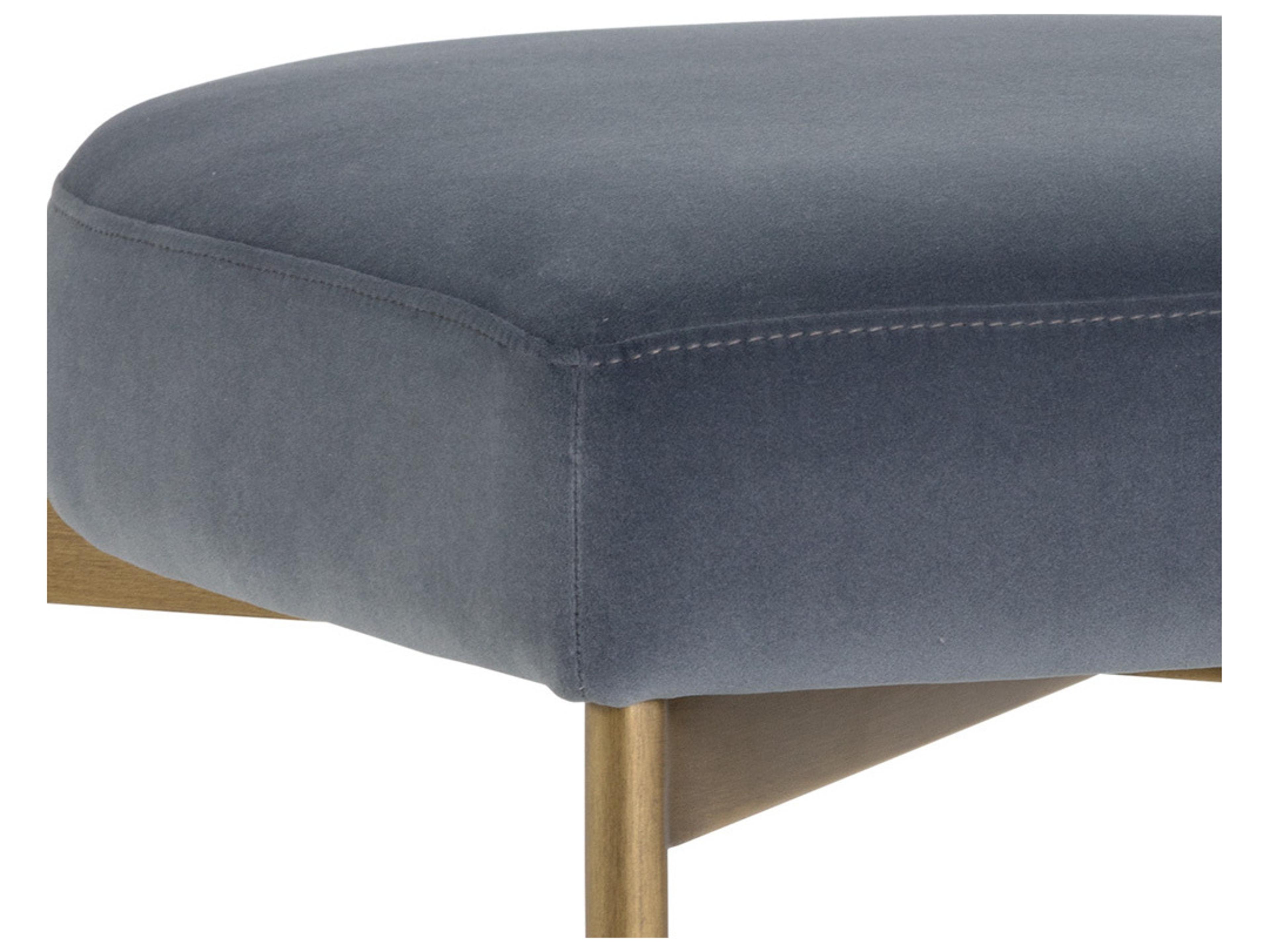 Sunpan Zenn Seneca Dining Chair Velvet Slate