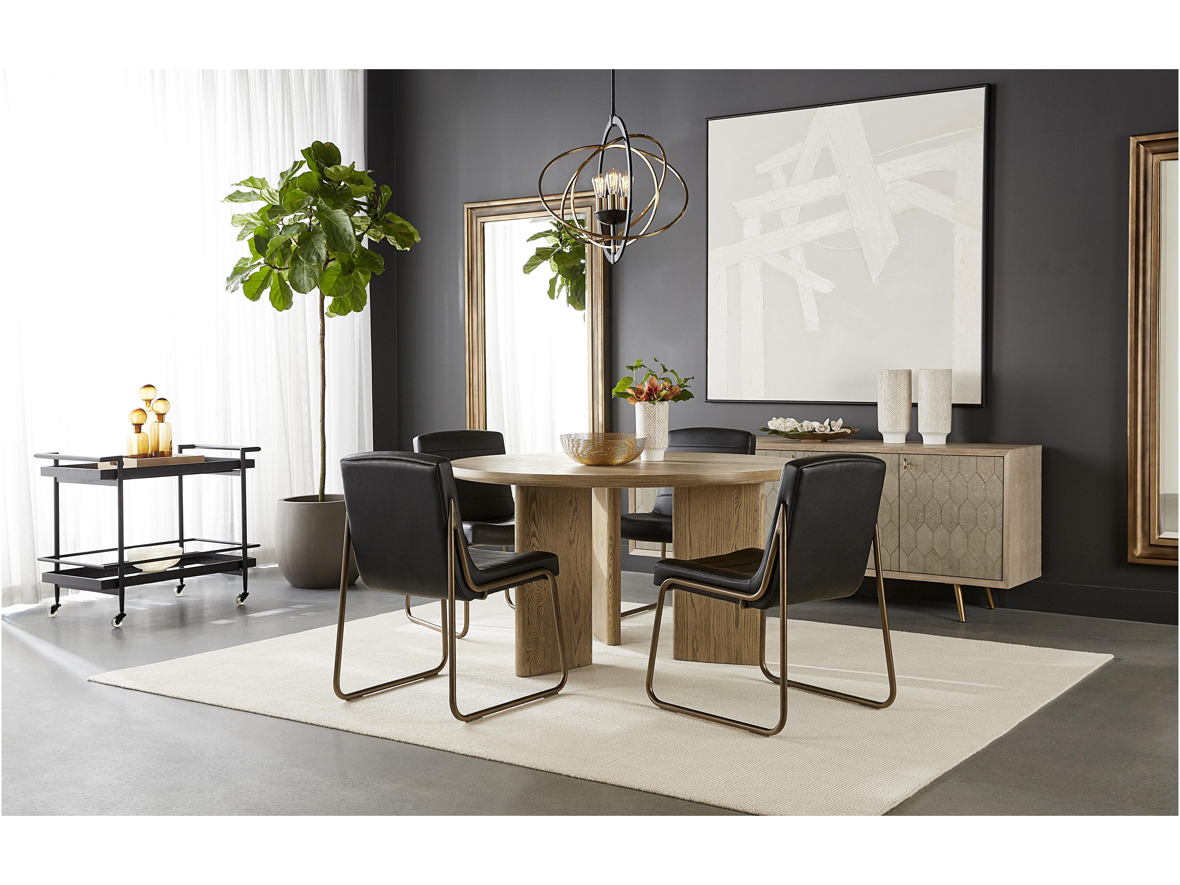 Sunpan Irongate Anton Dining Chair Vintage Black