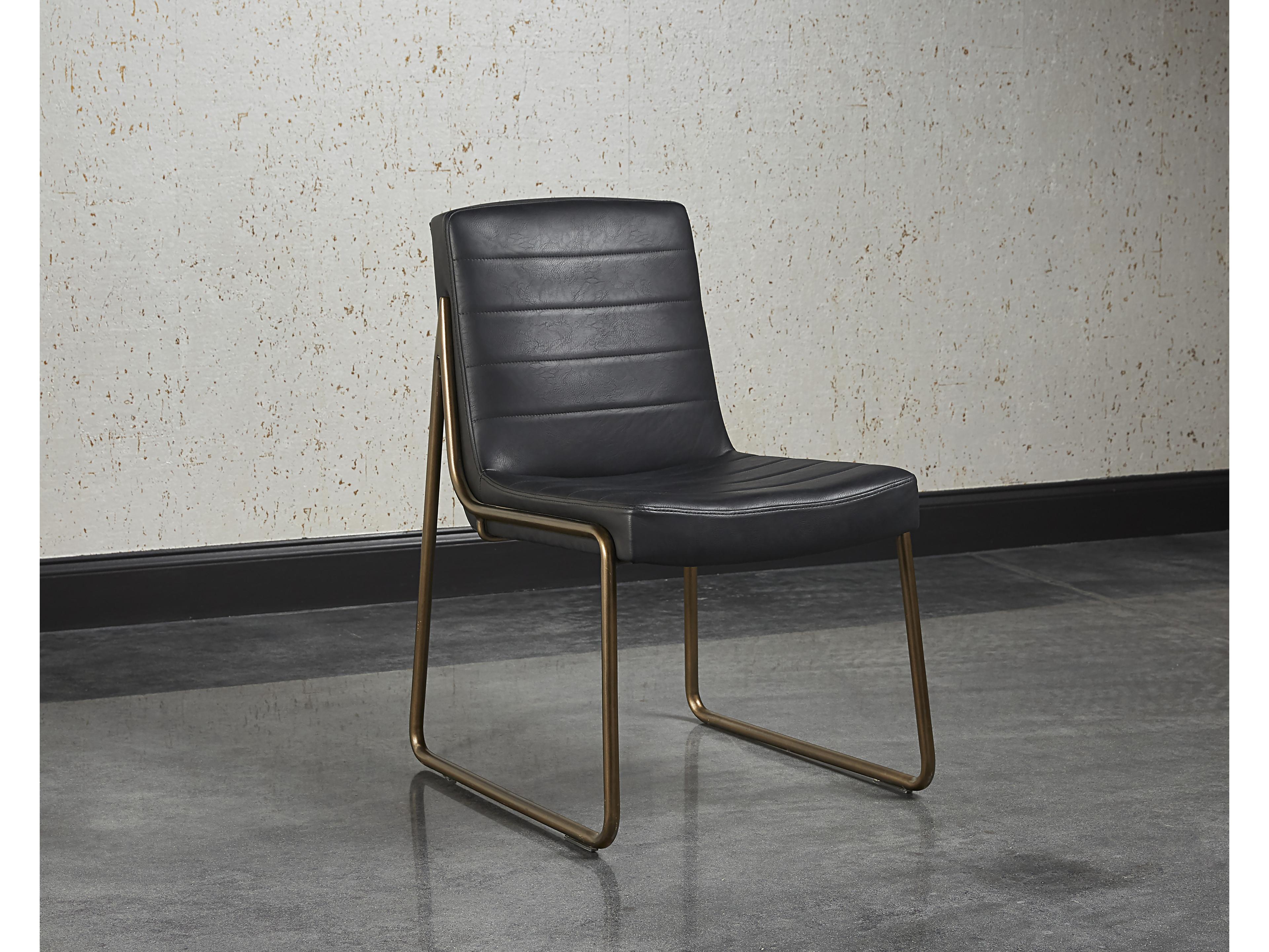 Sunpan Irongate Anton Dining Chair Vintage Black