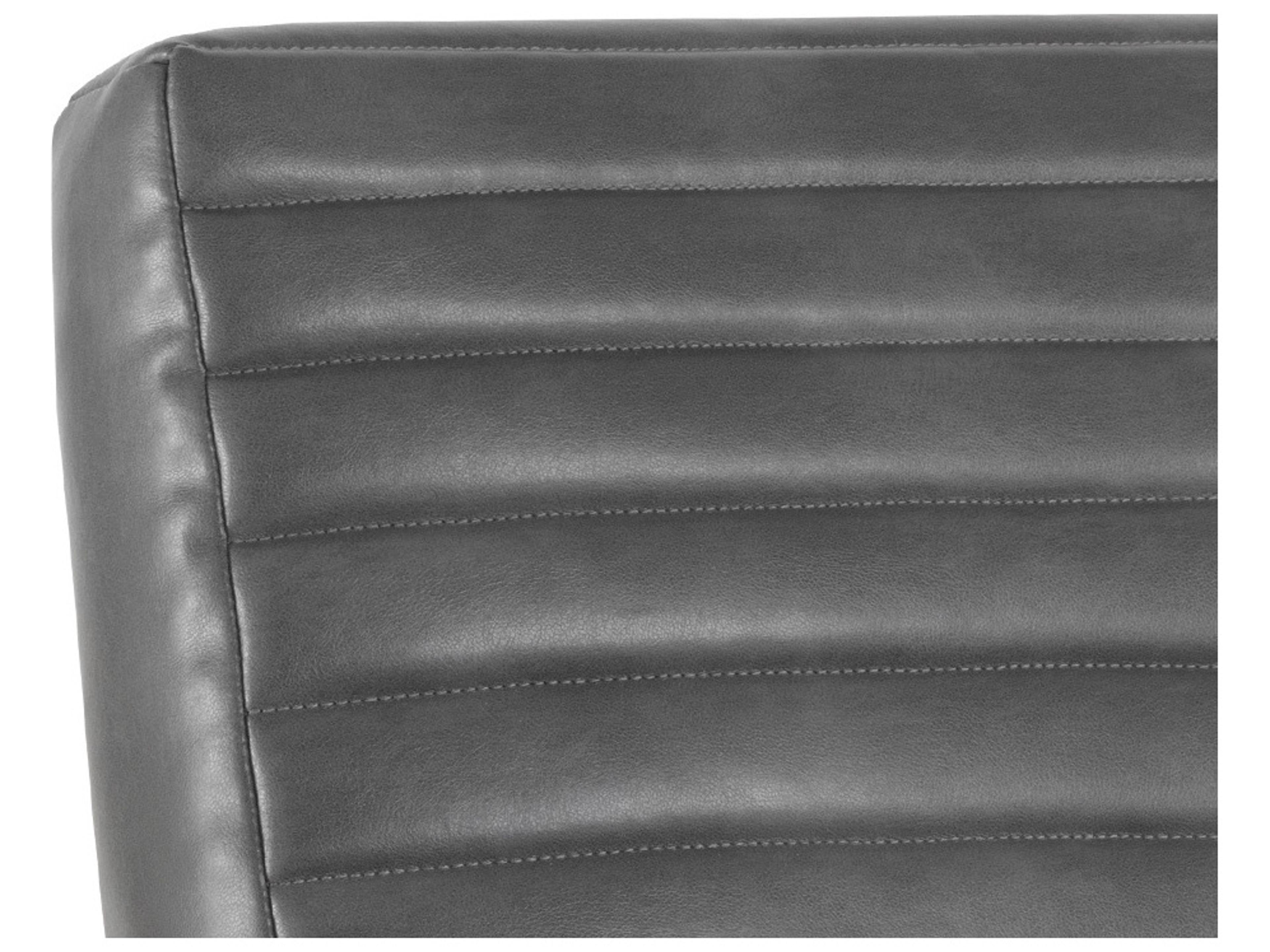 Sunpan Mixt Peyton Gray Leather Accent Chair