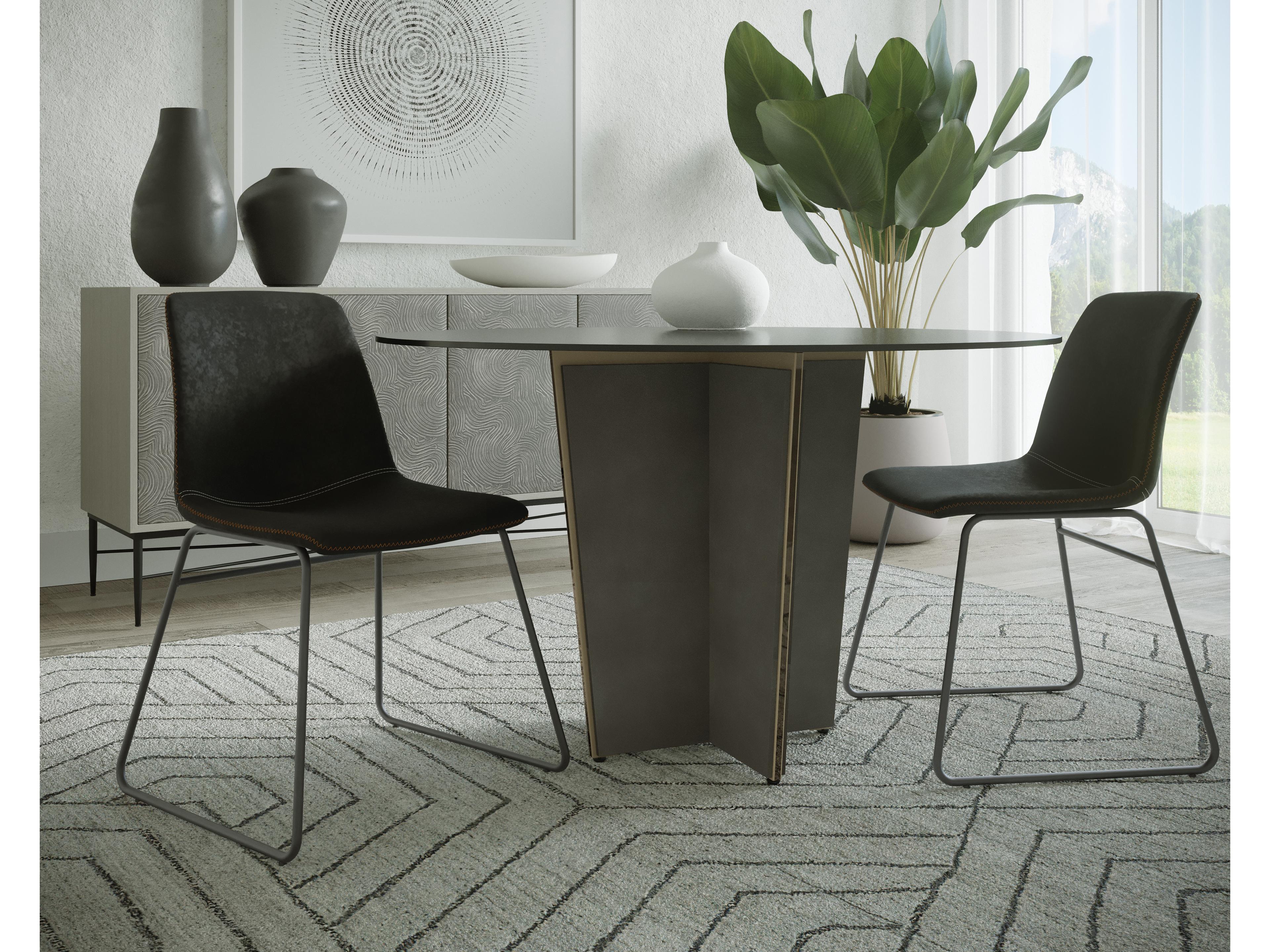 Sunpan Urban Unity Cal Dining Chair Antique Black