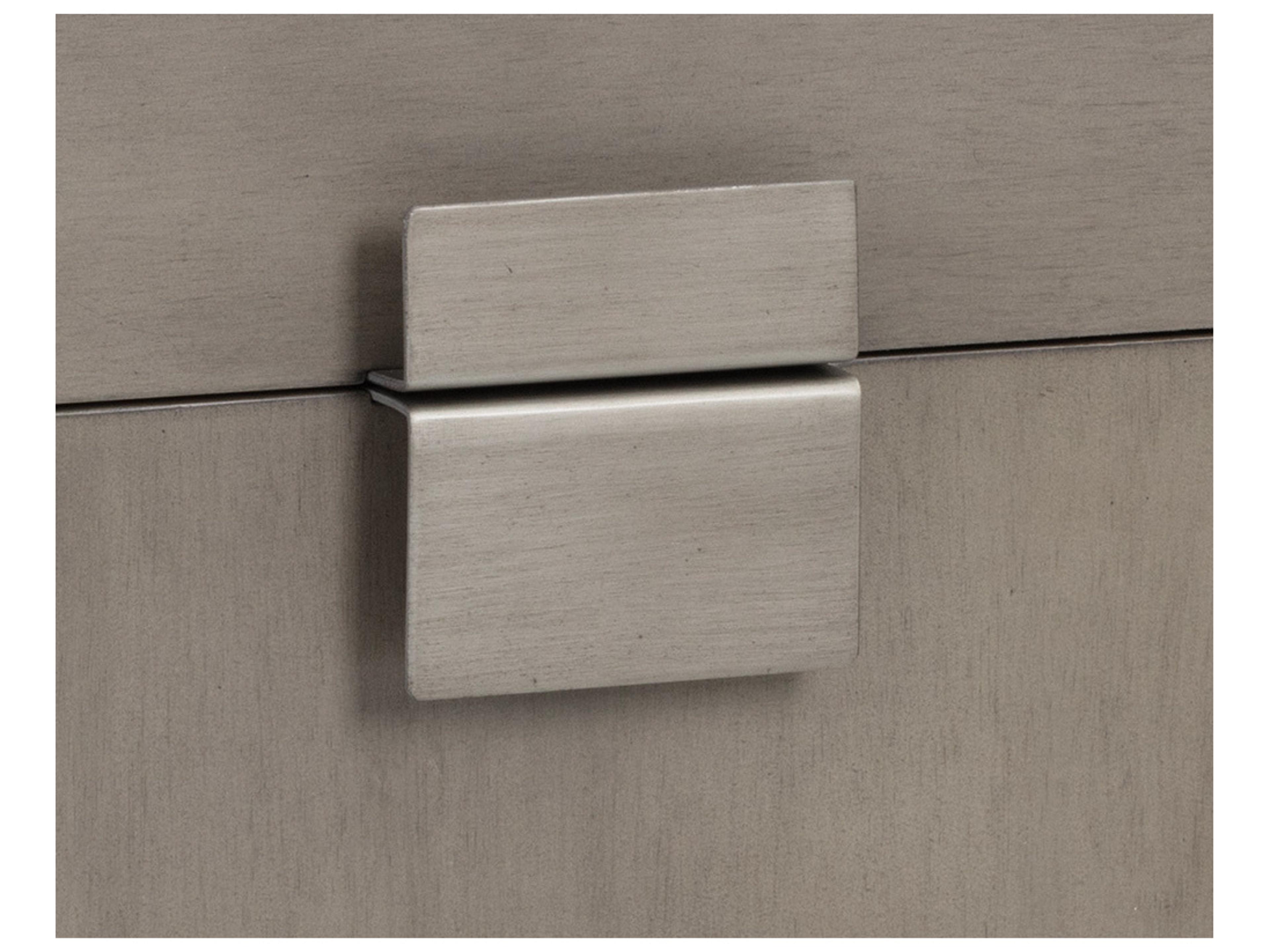 Sunpan Mixt Jade 2-Drawers Gray Acacia Wood Nightstand