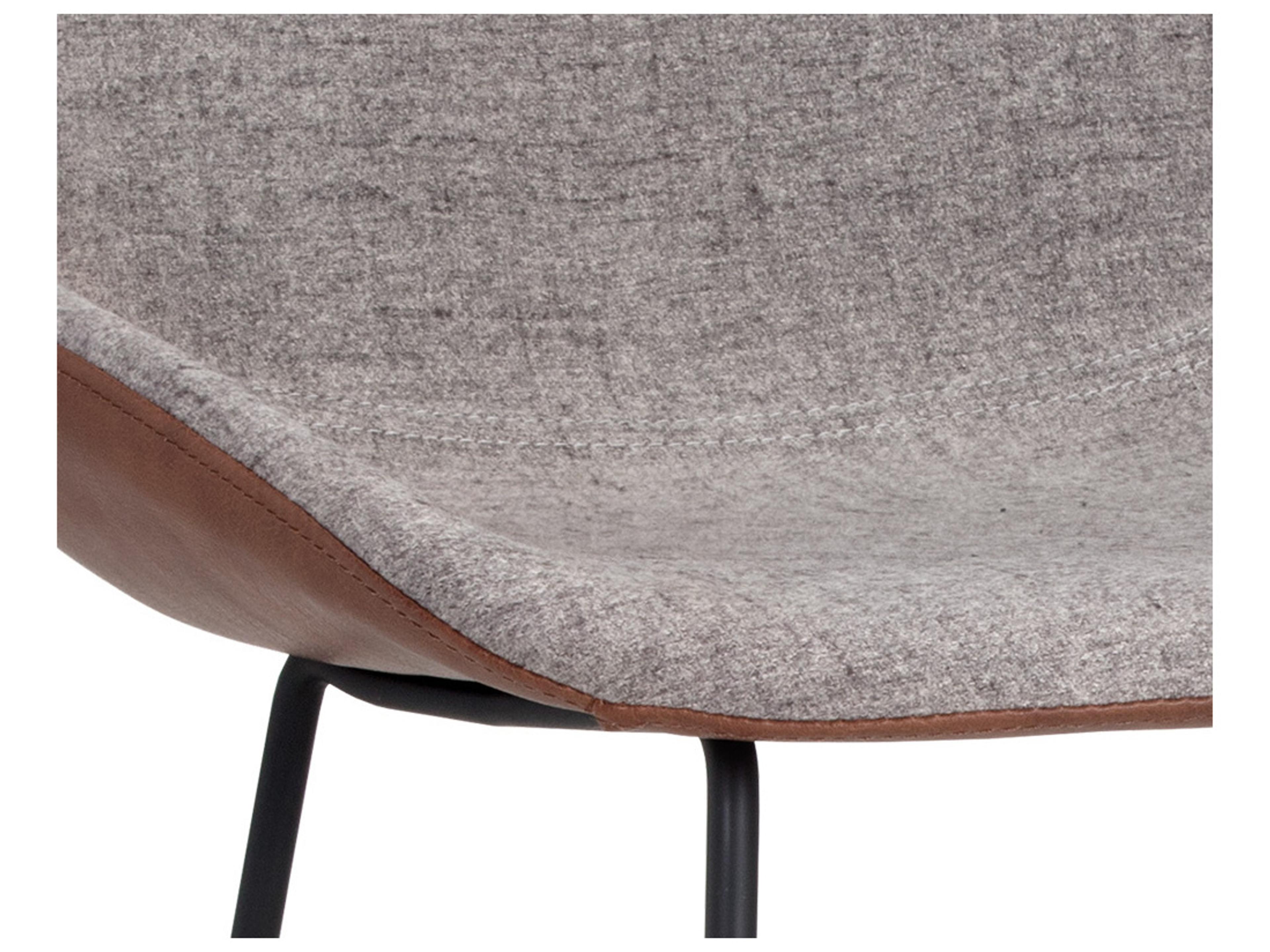 Sunpan Junction McCoy Upholstered Grey Brown Counter Stool