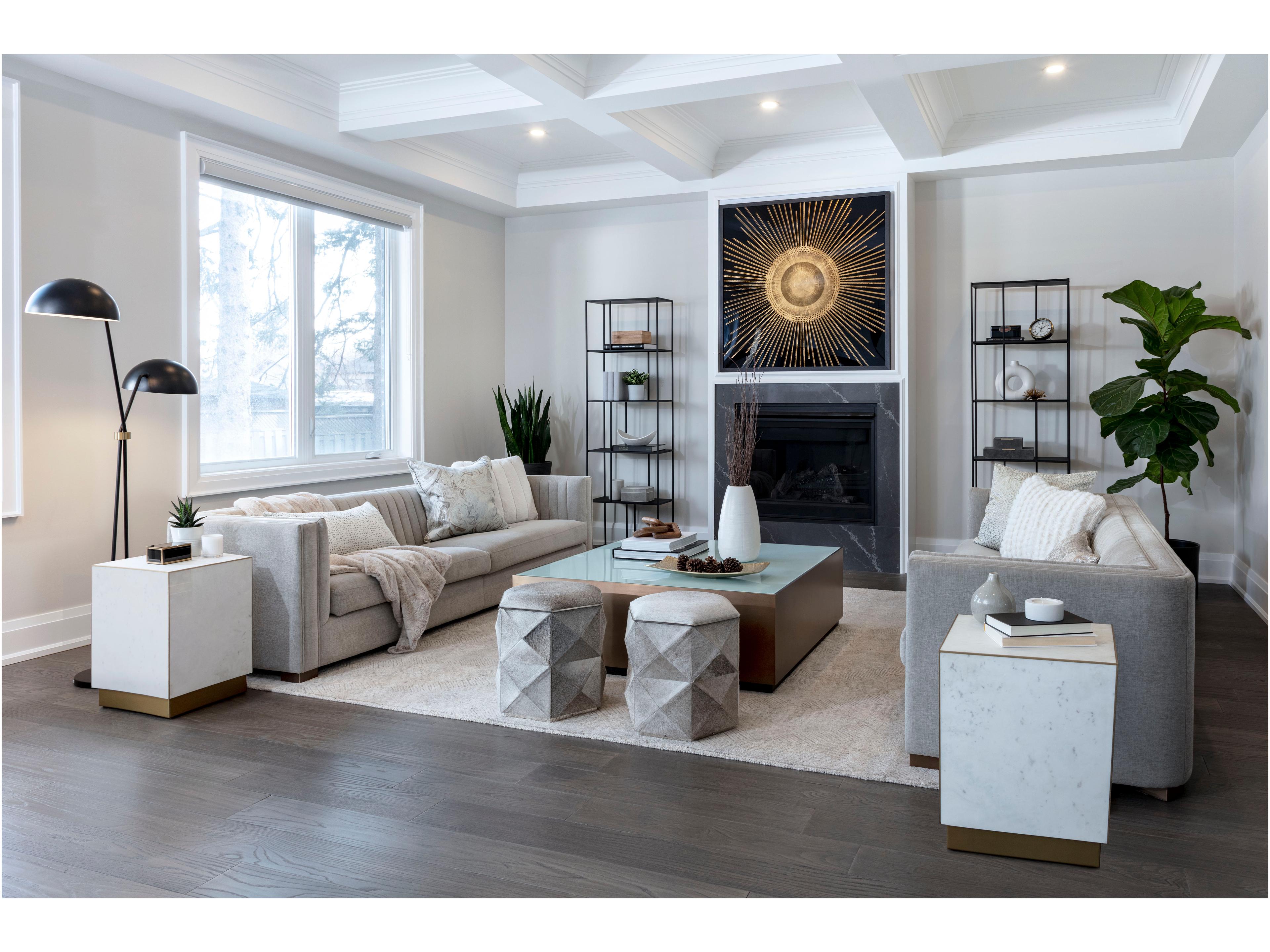 Sunpan Mixt Matte Black Bookcase