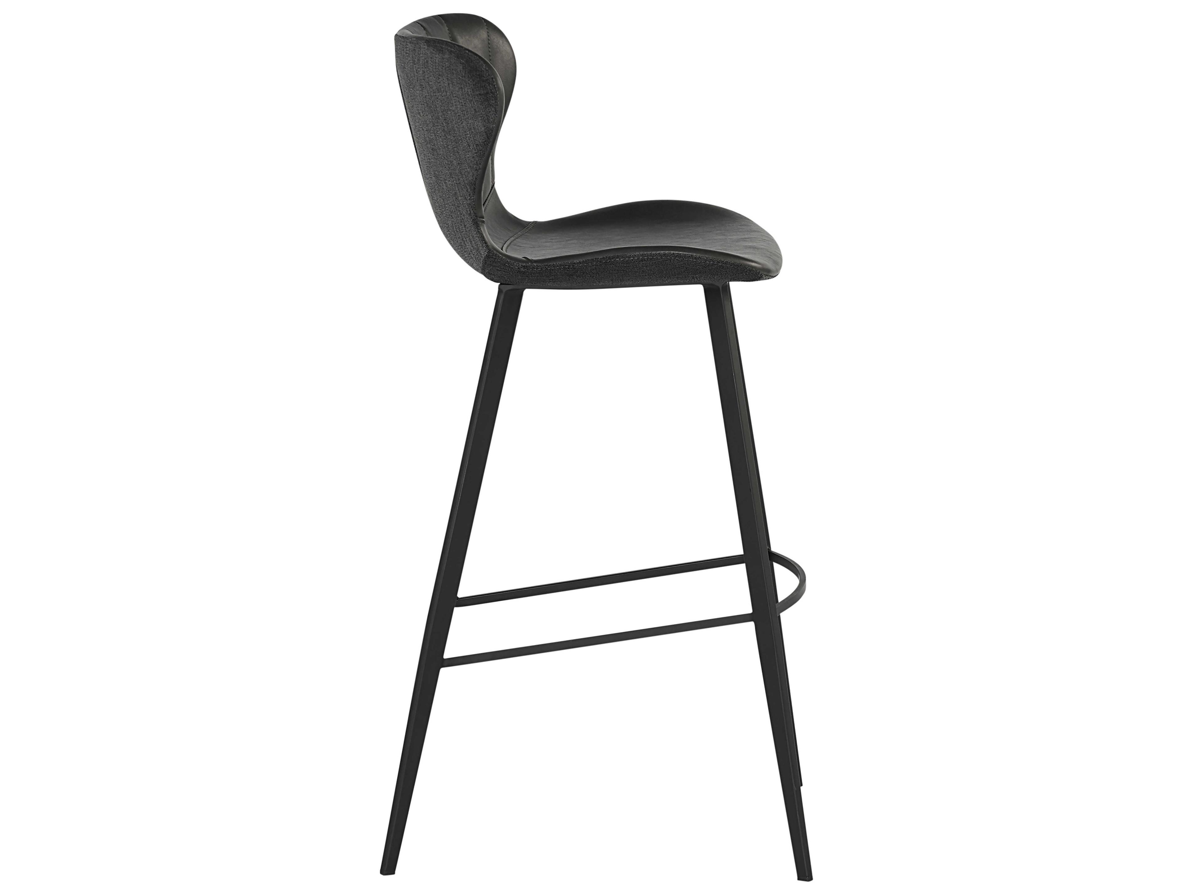 Sunpan Junction Arabella Grey Black Bar Stool