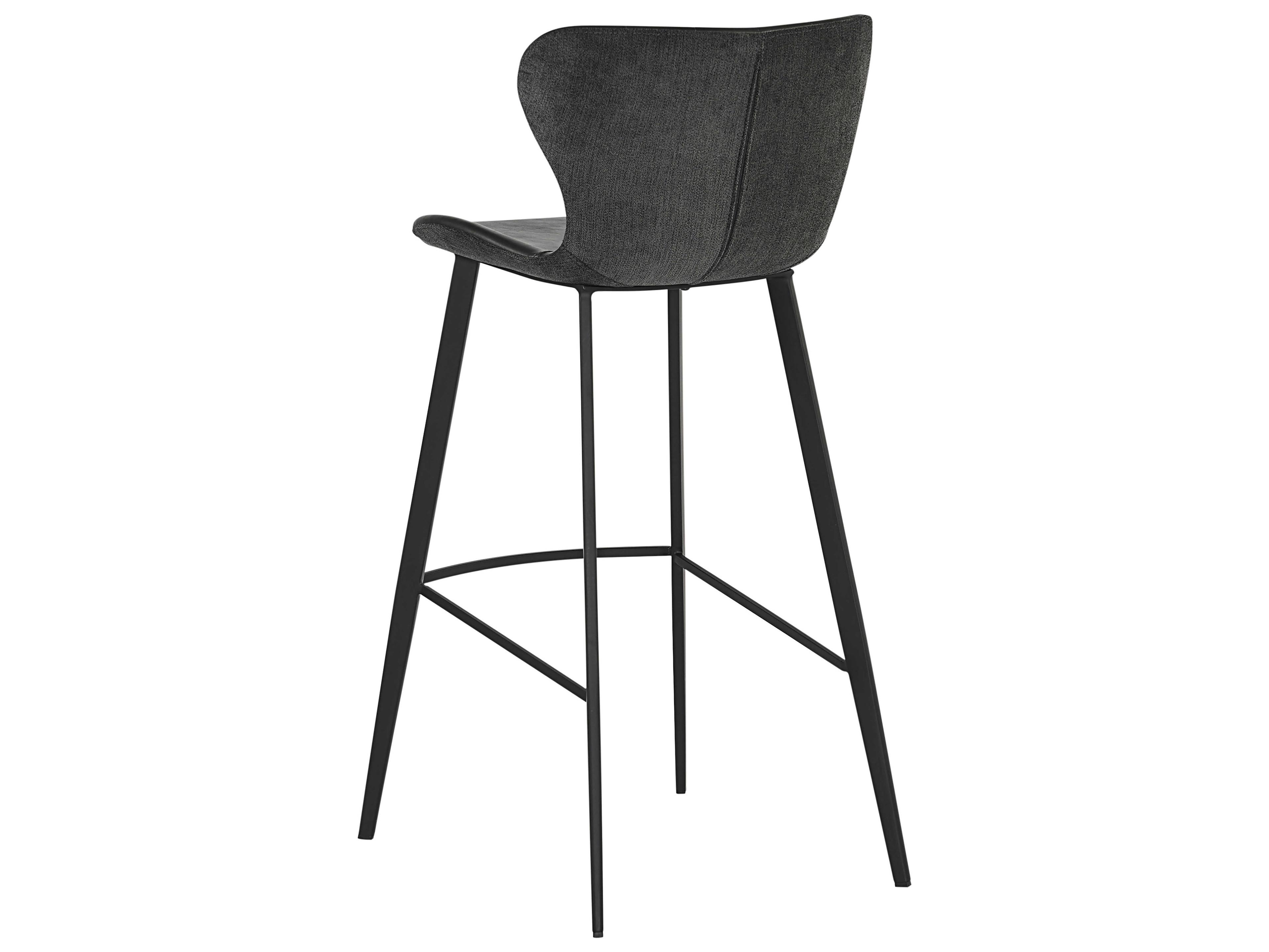 Sunpan Junction Arabella Grey Black Bar Stool