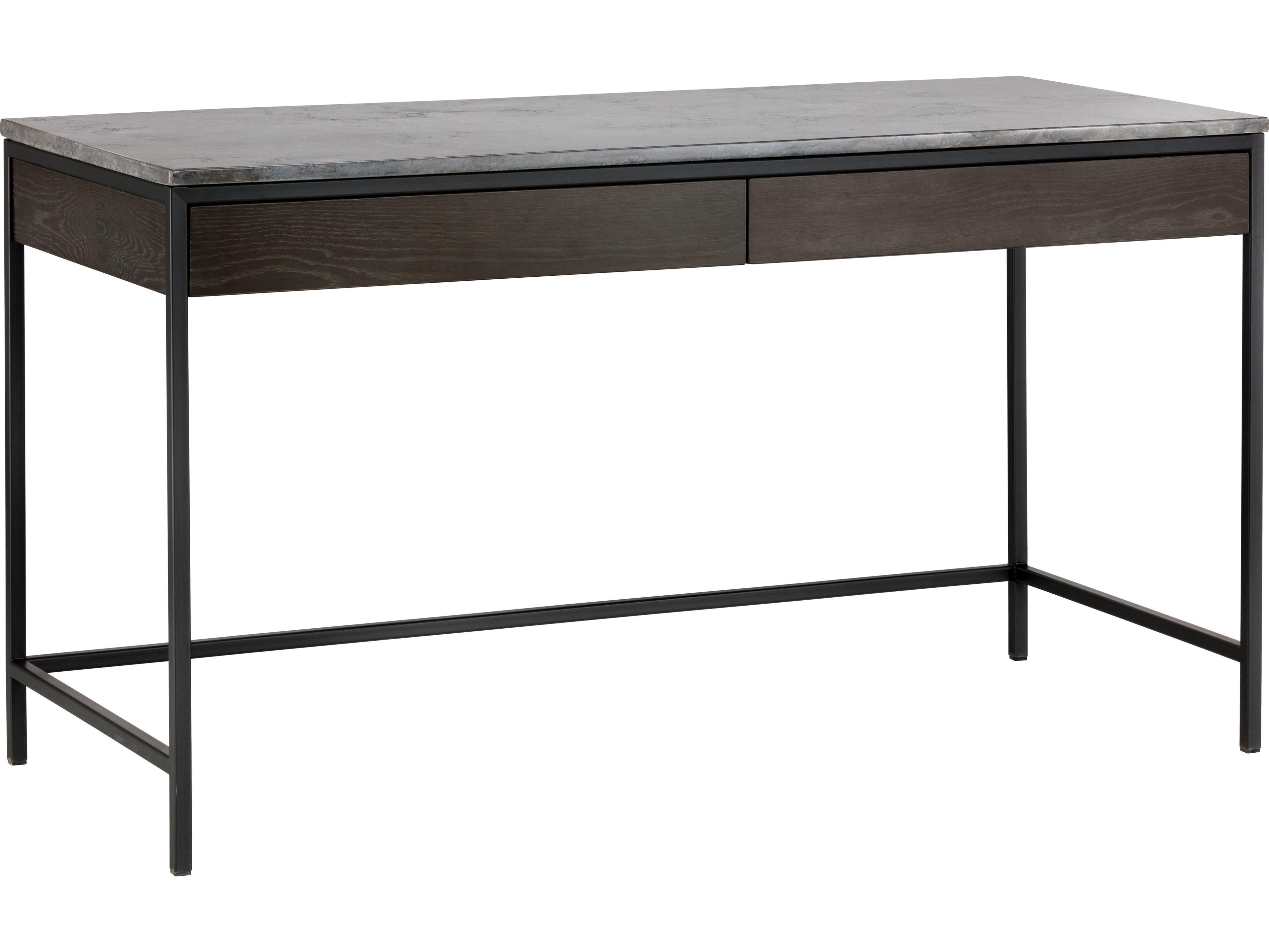 Sunpan Artezia Stamos Grey Sungkai Wood Secretary Desk