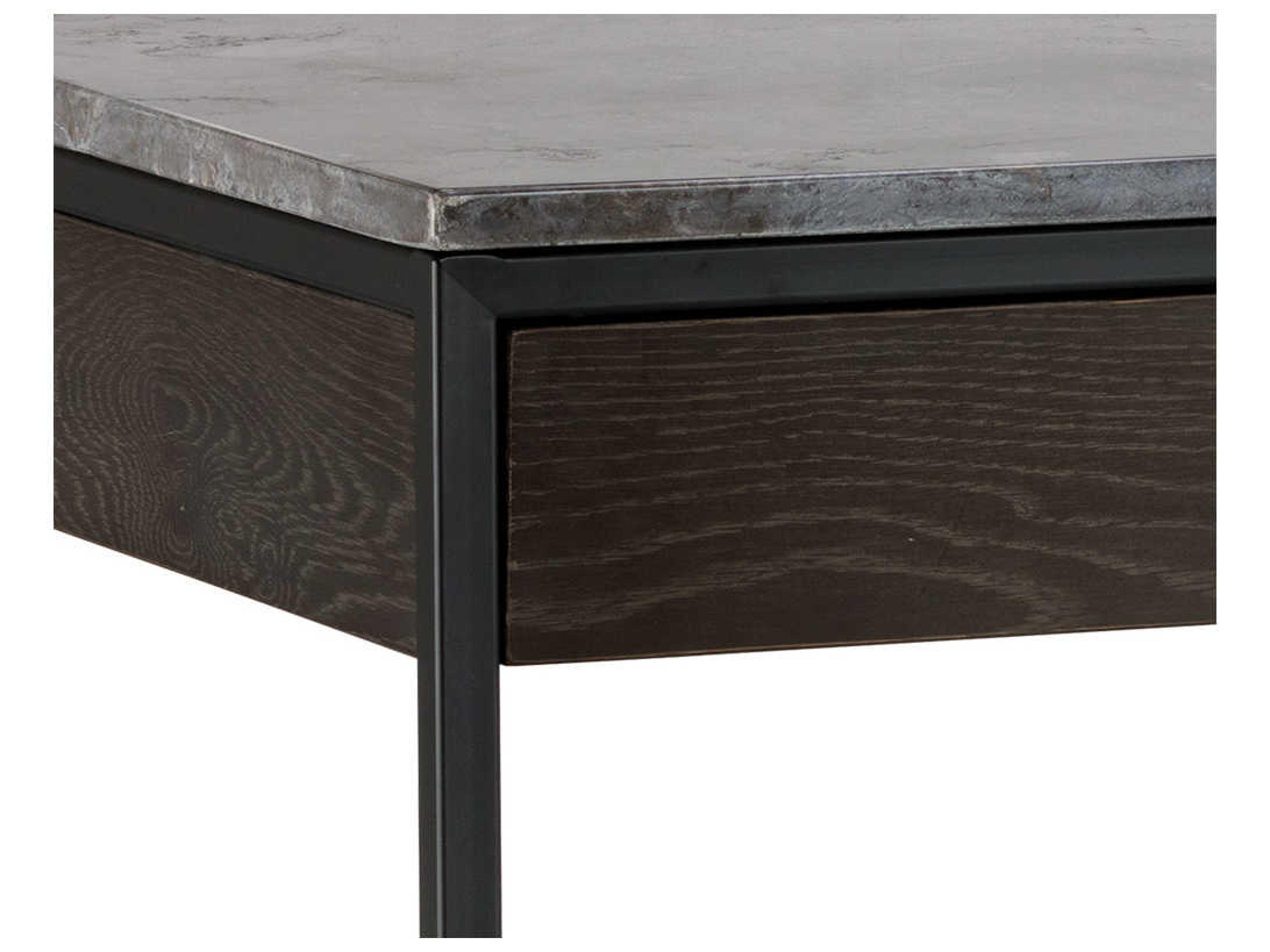 Sunpan Artezia Stamos Grey Sungkai Wood Secretary Desk