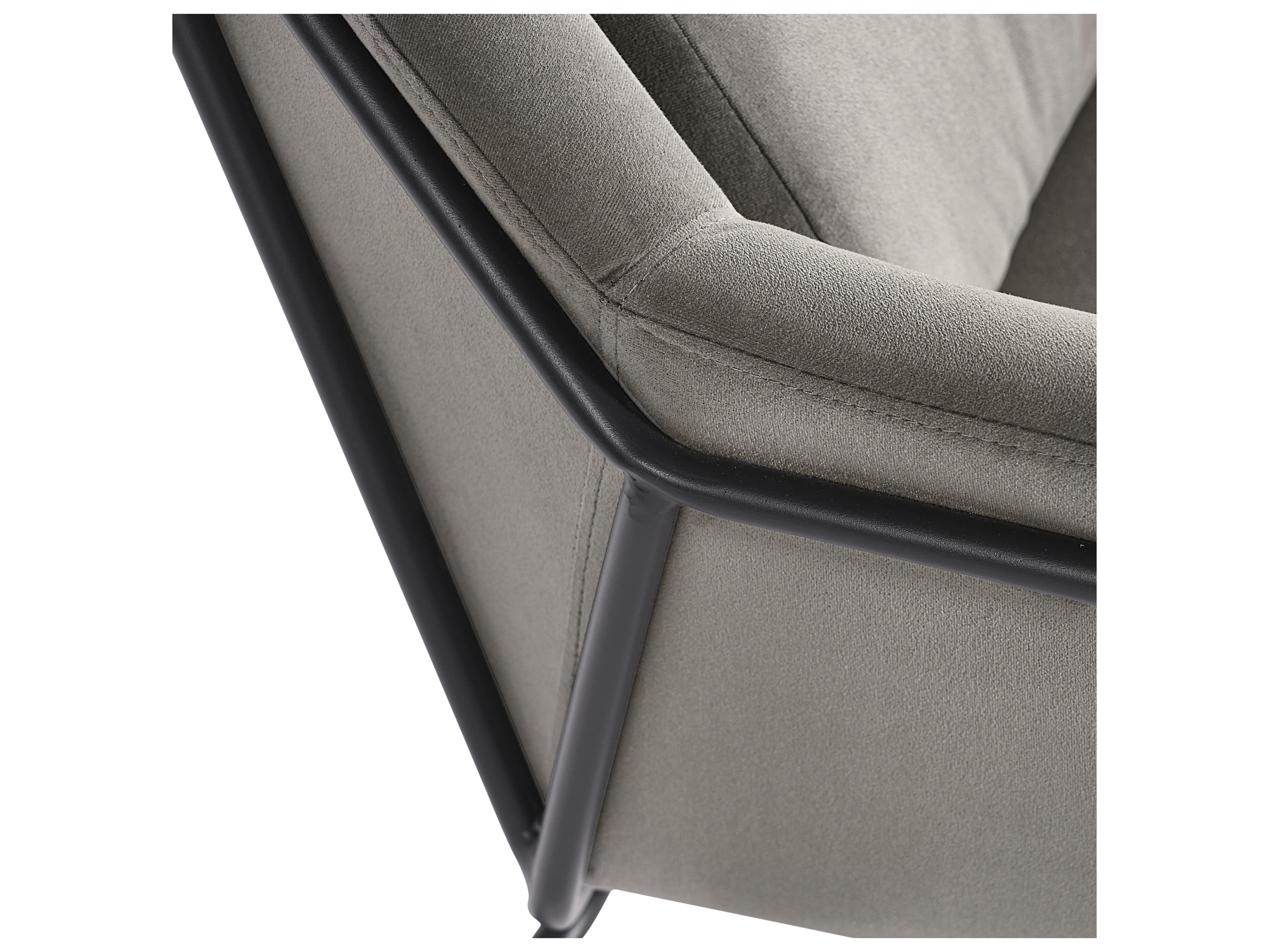 Sunpan Urban Unity Watts Gray Fabric Accent Chair