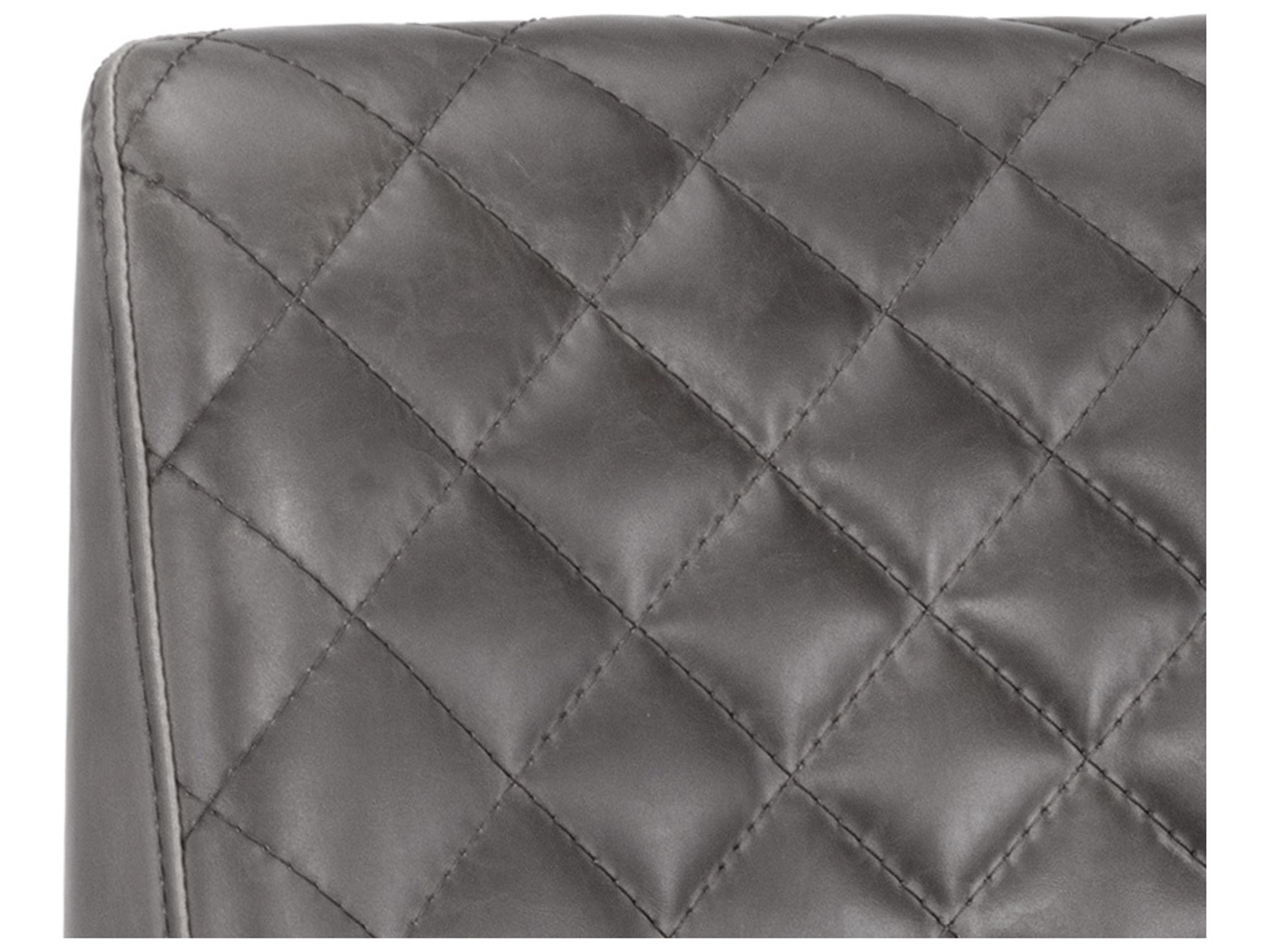 Sunpan 5west Leighland Overcast Grey Antique Brass Bar Stool