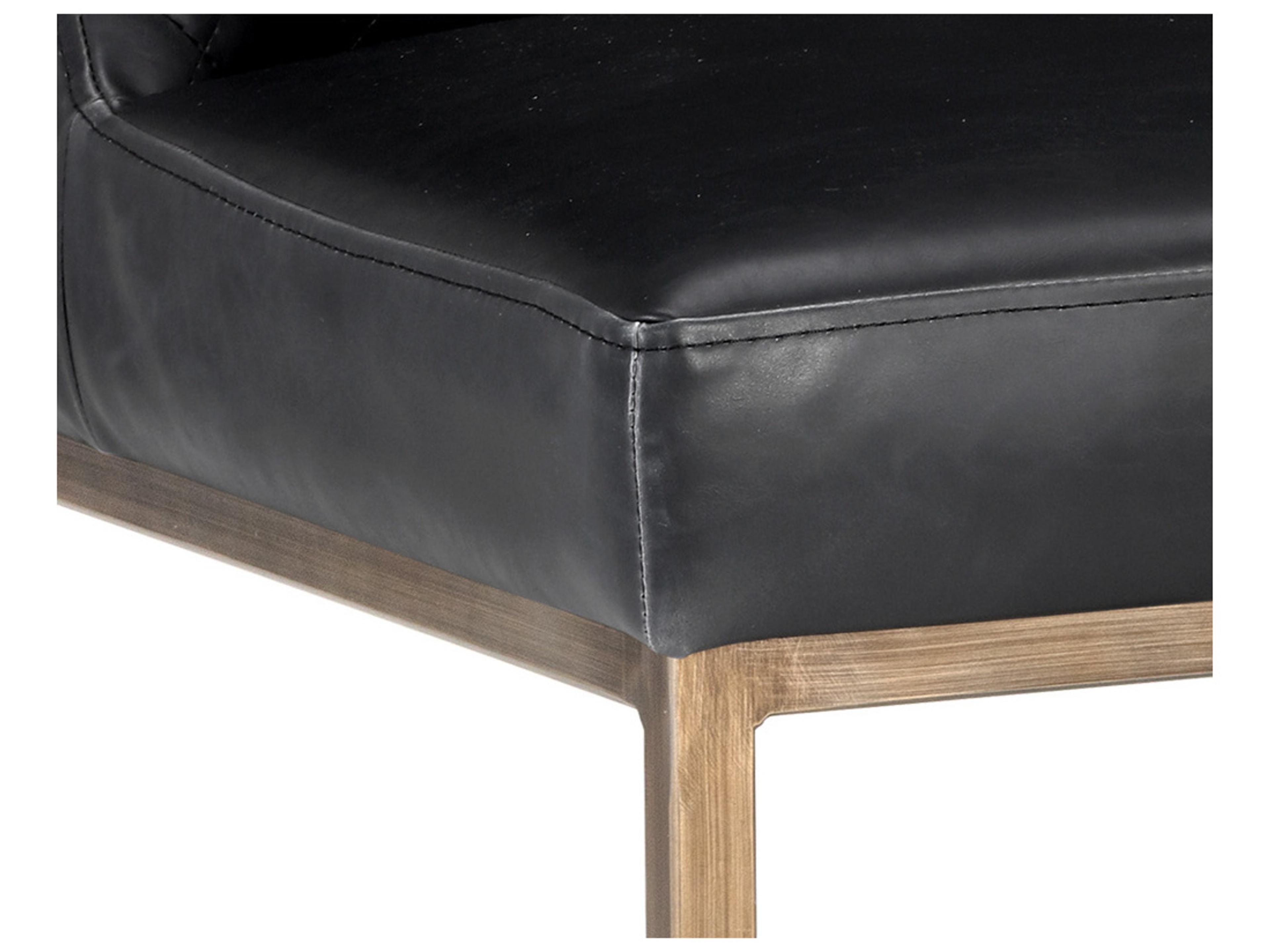 Sunpan 5west Leighland Dining Chair Coal Black