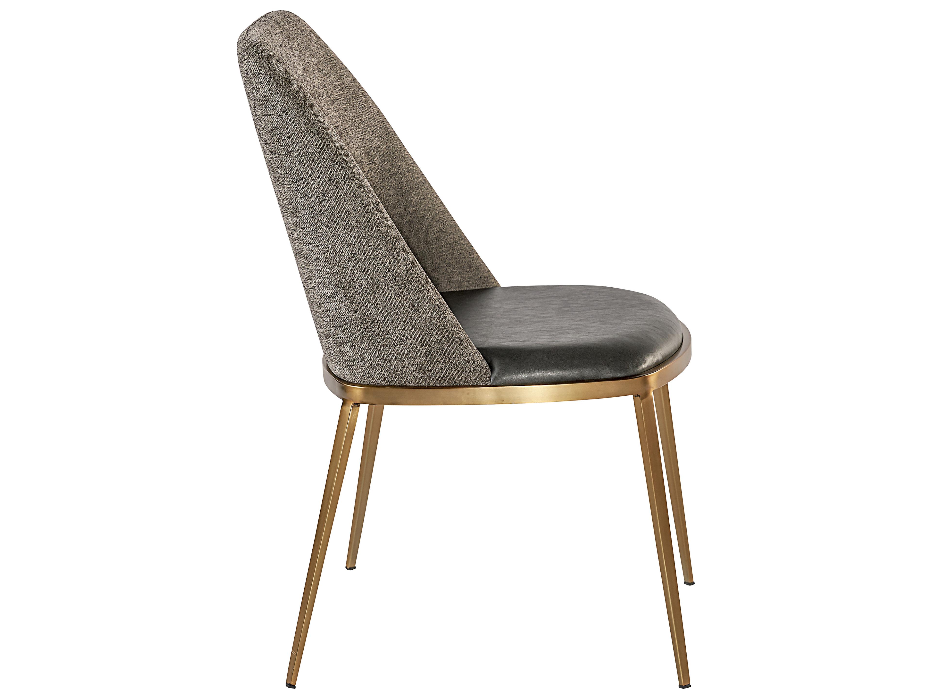 Sunpan Ikon Dover Dining Chair Bravo Portabella / Sparrow Grey