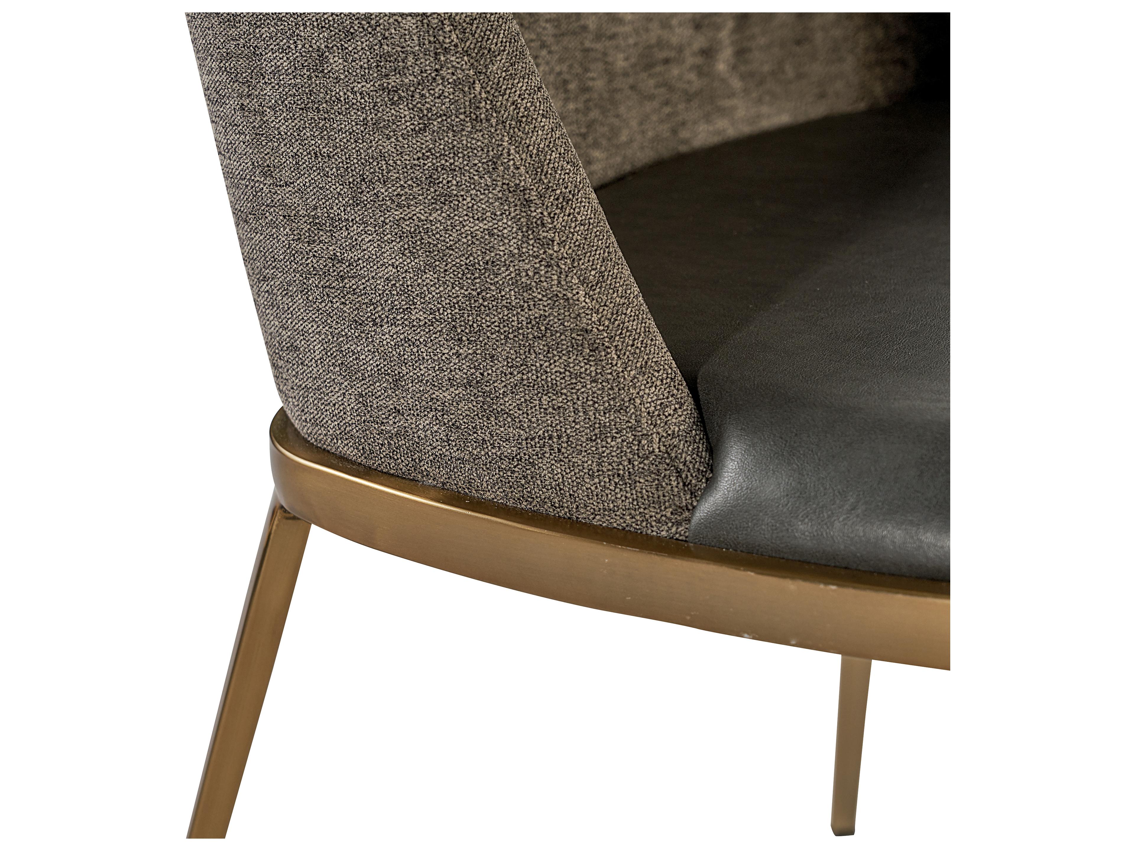 Sunpan Ikon Dover Dining Chair Bravo Portabella / Sparrow Grey