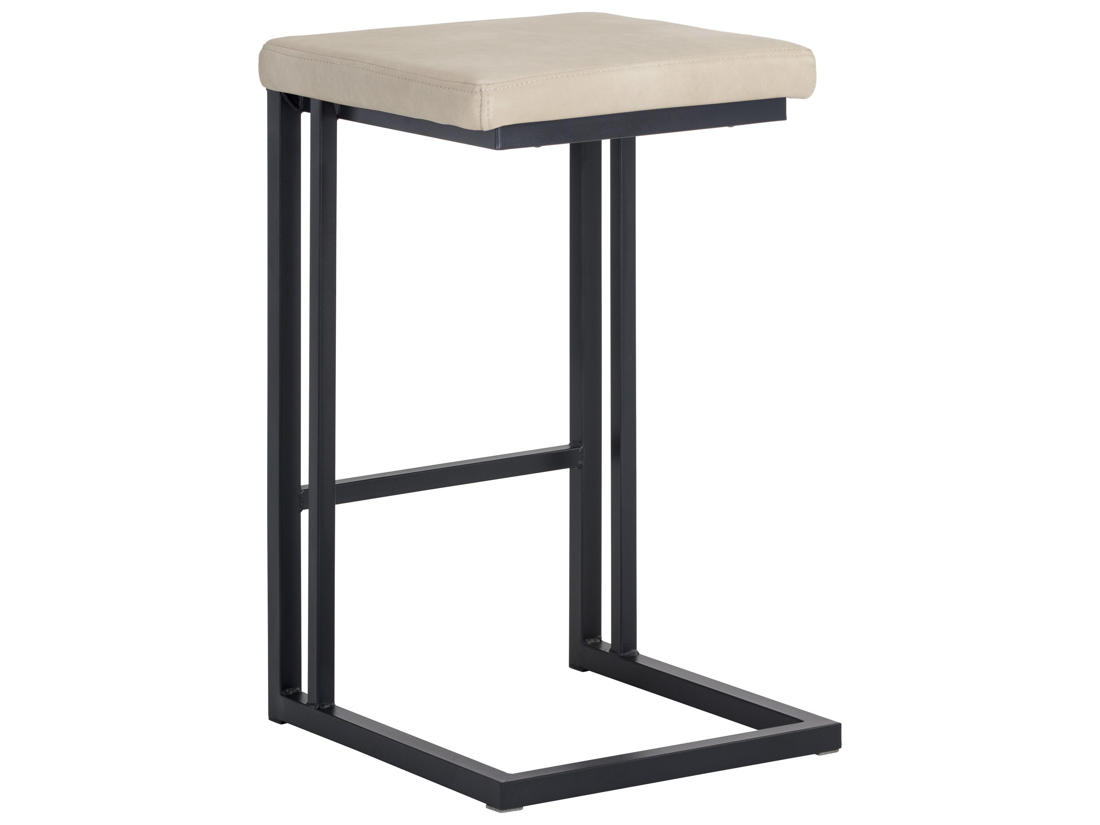Sunpan Urban Unity 16" Boone Counter Stool Black Bravo Cream