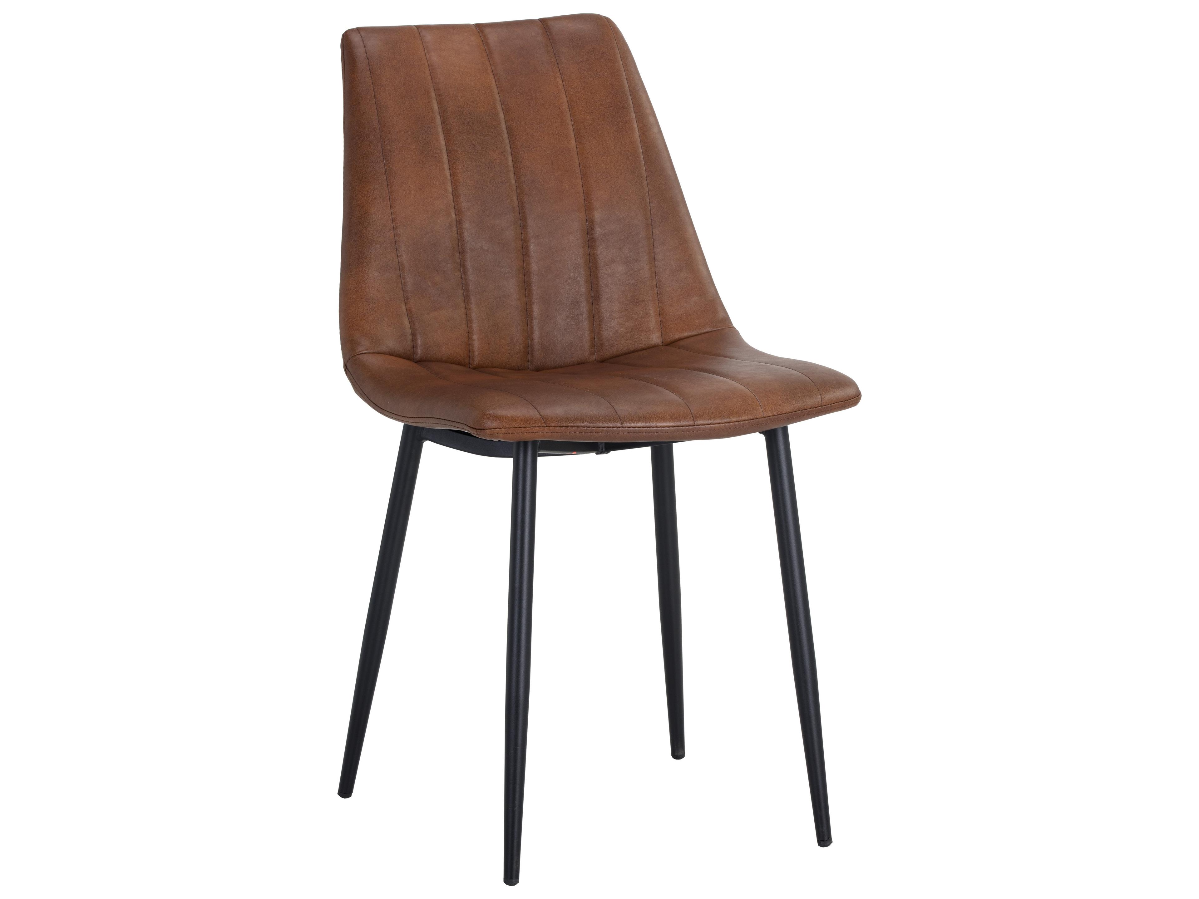 Urban Unity Drew Dining Chair Black Bravo Cognac