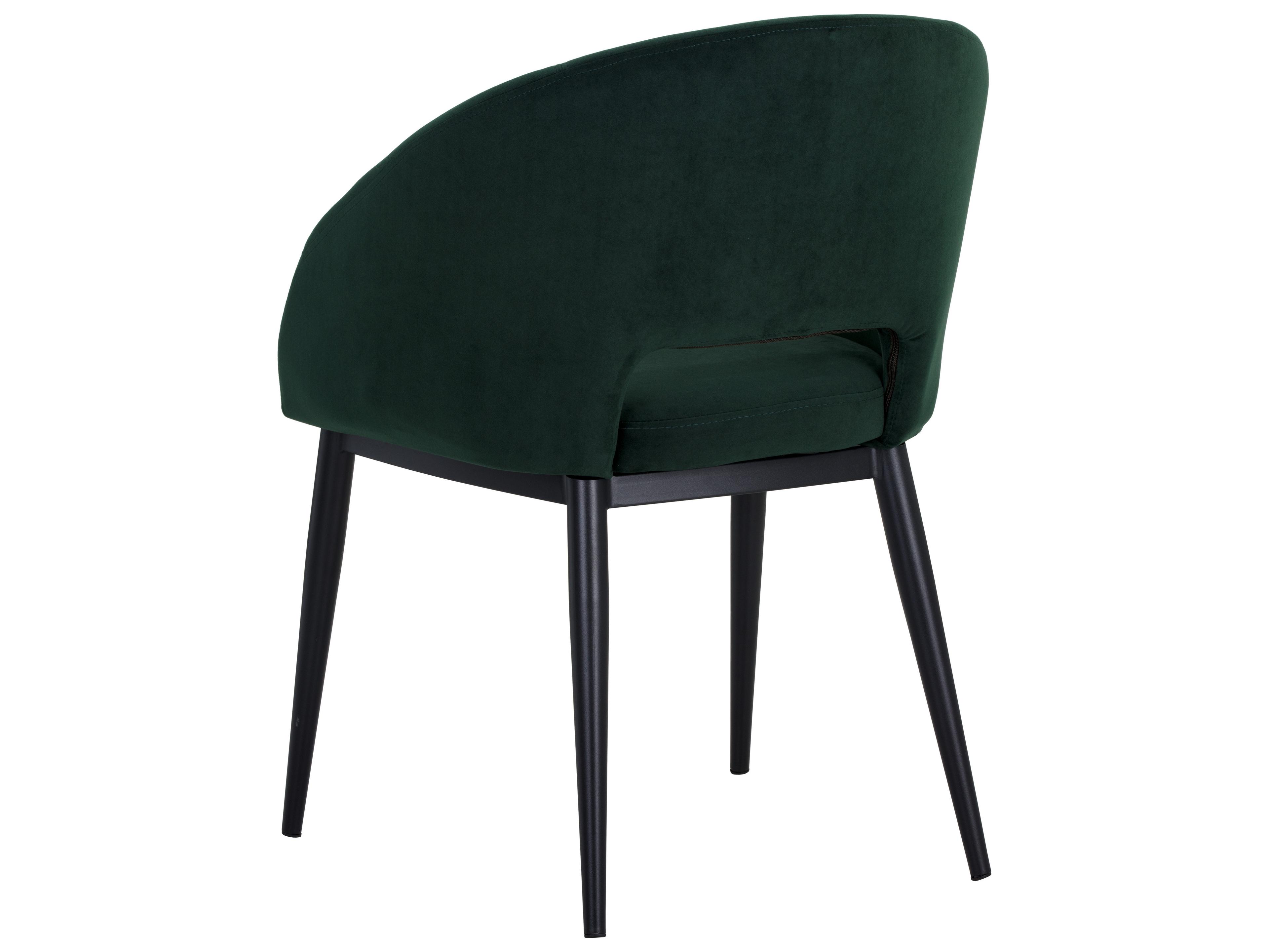 Sunpan Urban Unity Thatcher Green Upholstered Arm Dining Chair