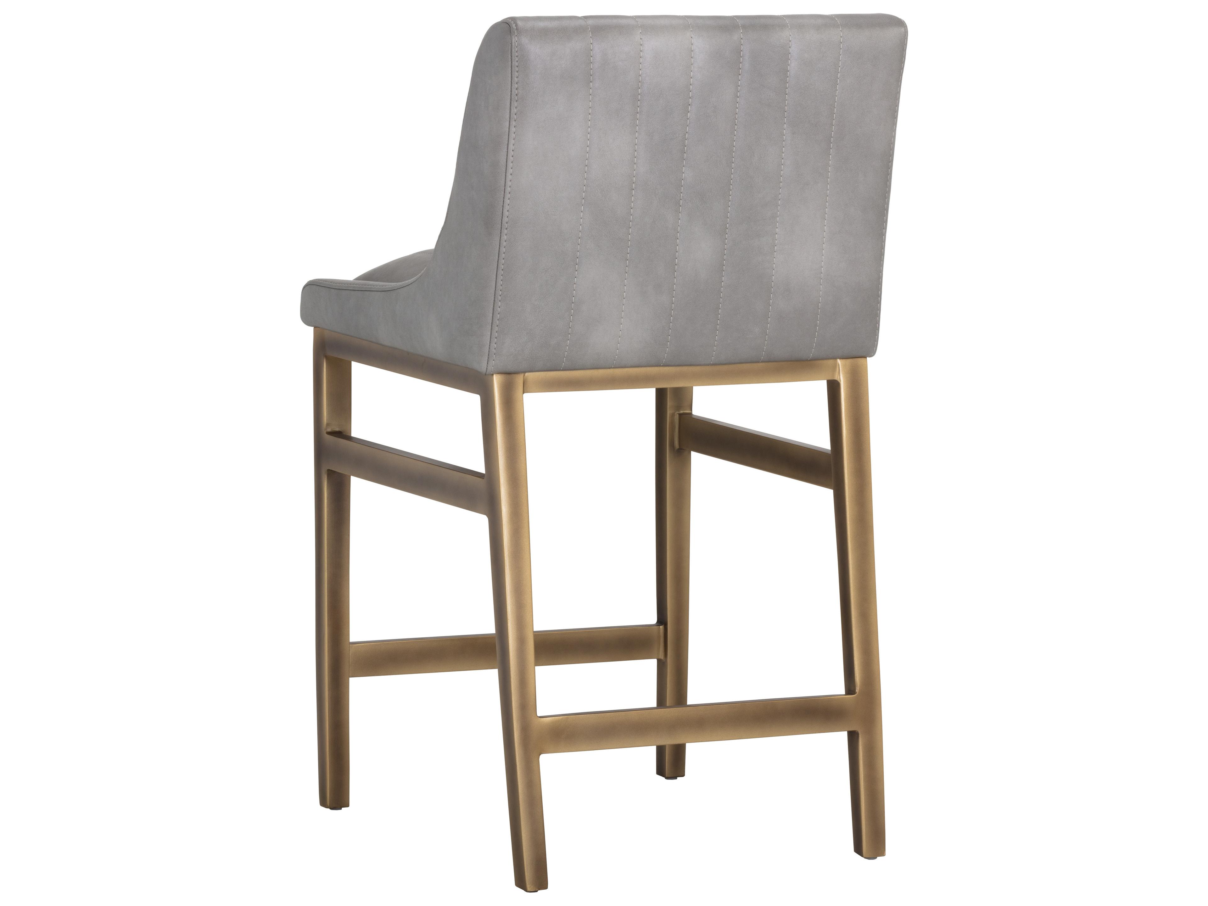 Sunpan Irongate 19" Halden Counter Stool Bravo Metal