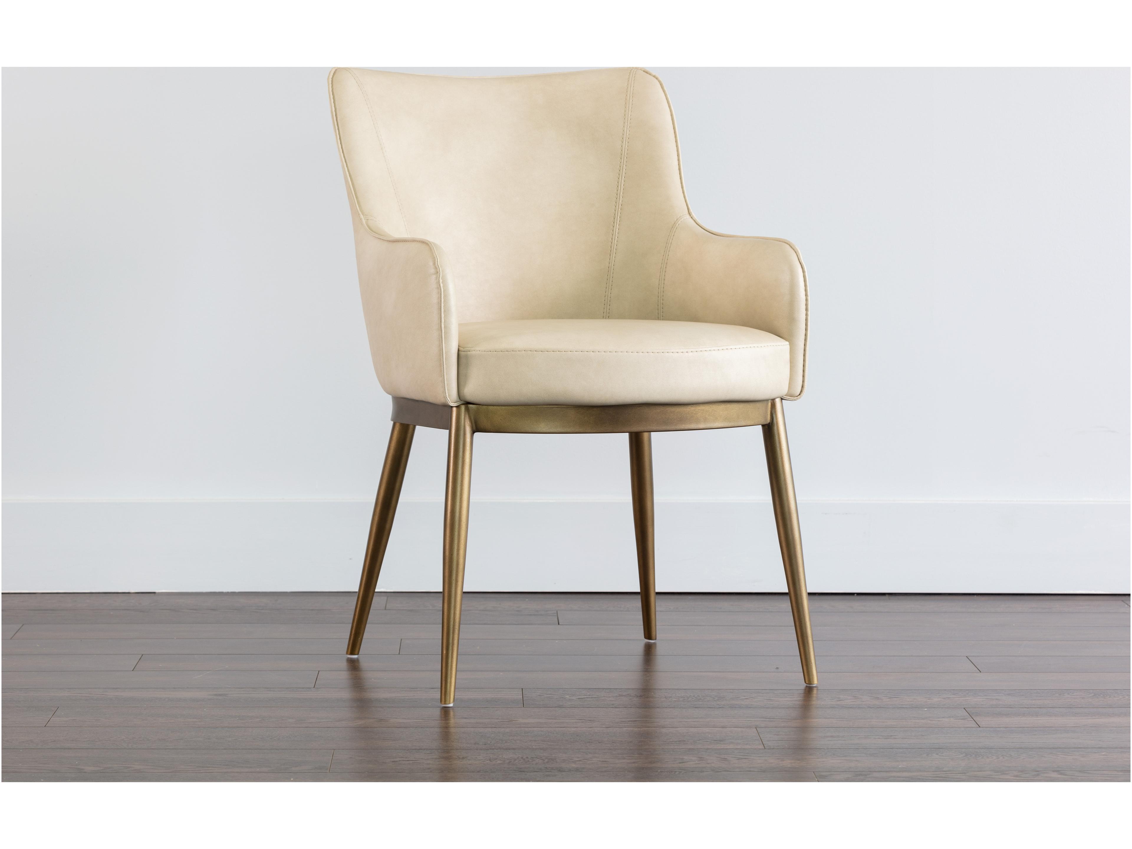 Irongate Franklin White Arm Dining Chair