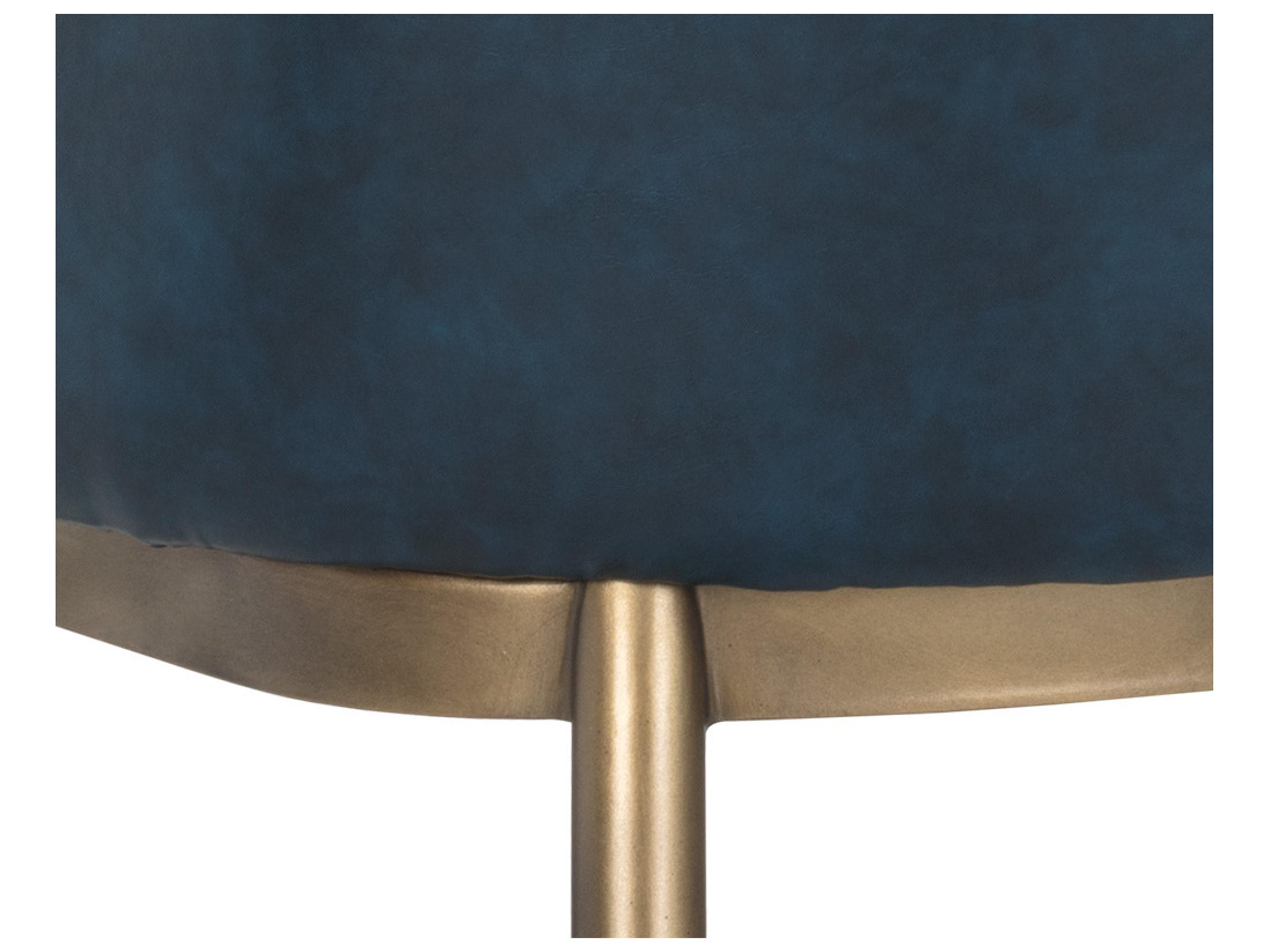 Sunpan Irongate Franklin Blue Arm Dining Chair