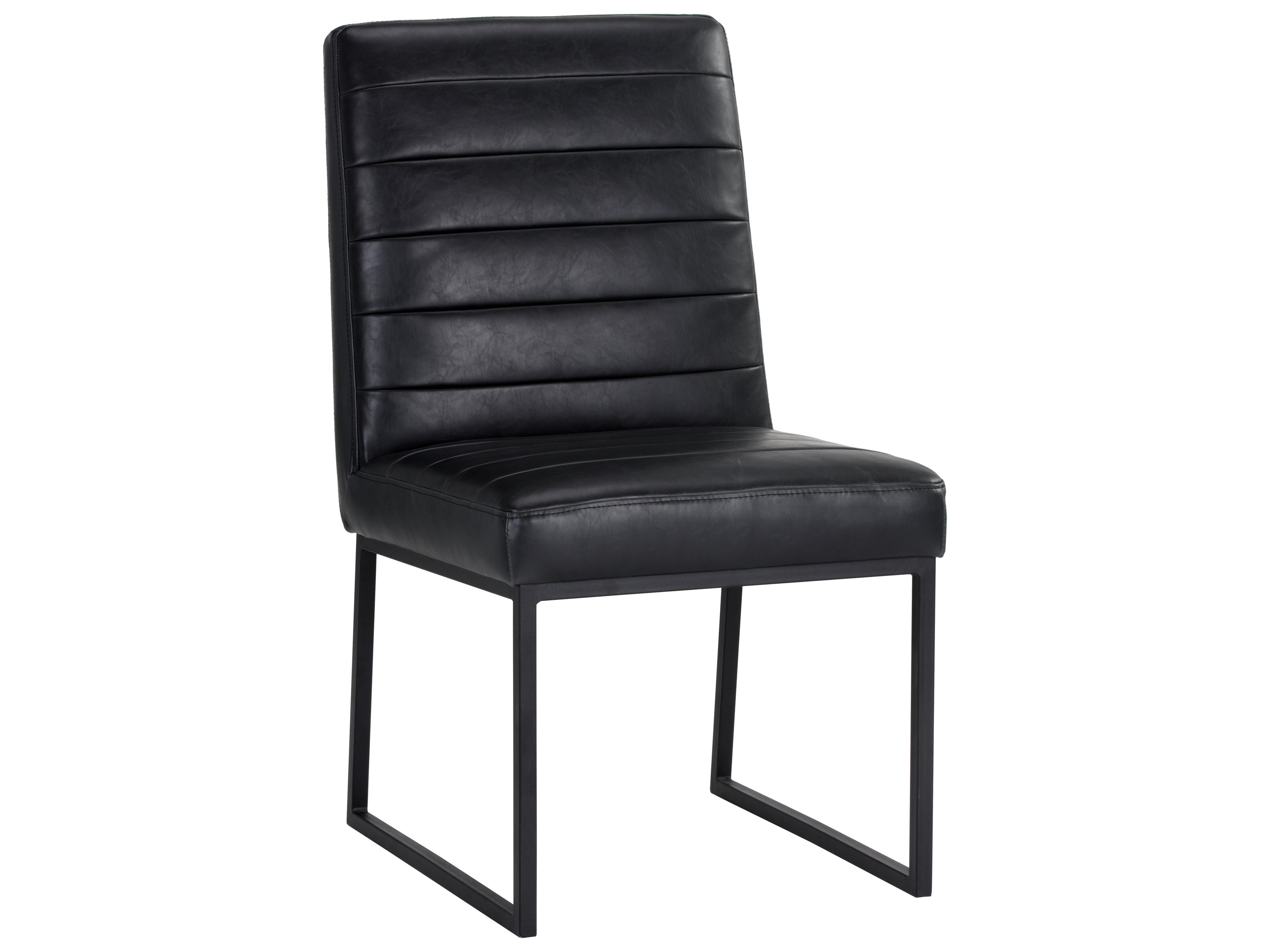 5west Spyros Dining Chair Coal Black