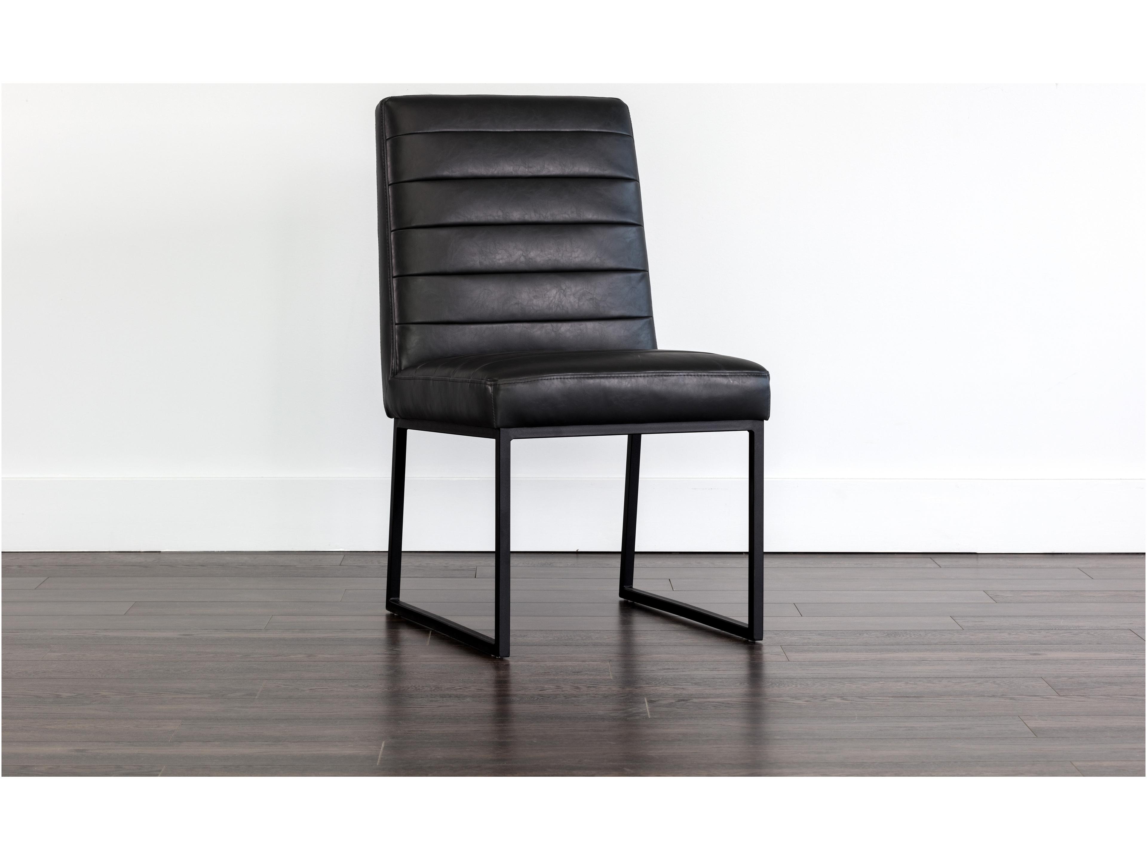 Sunpan 5west Spyros Dining Chair Coal Black