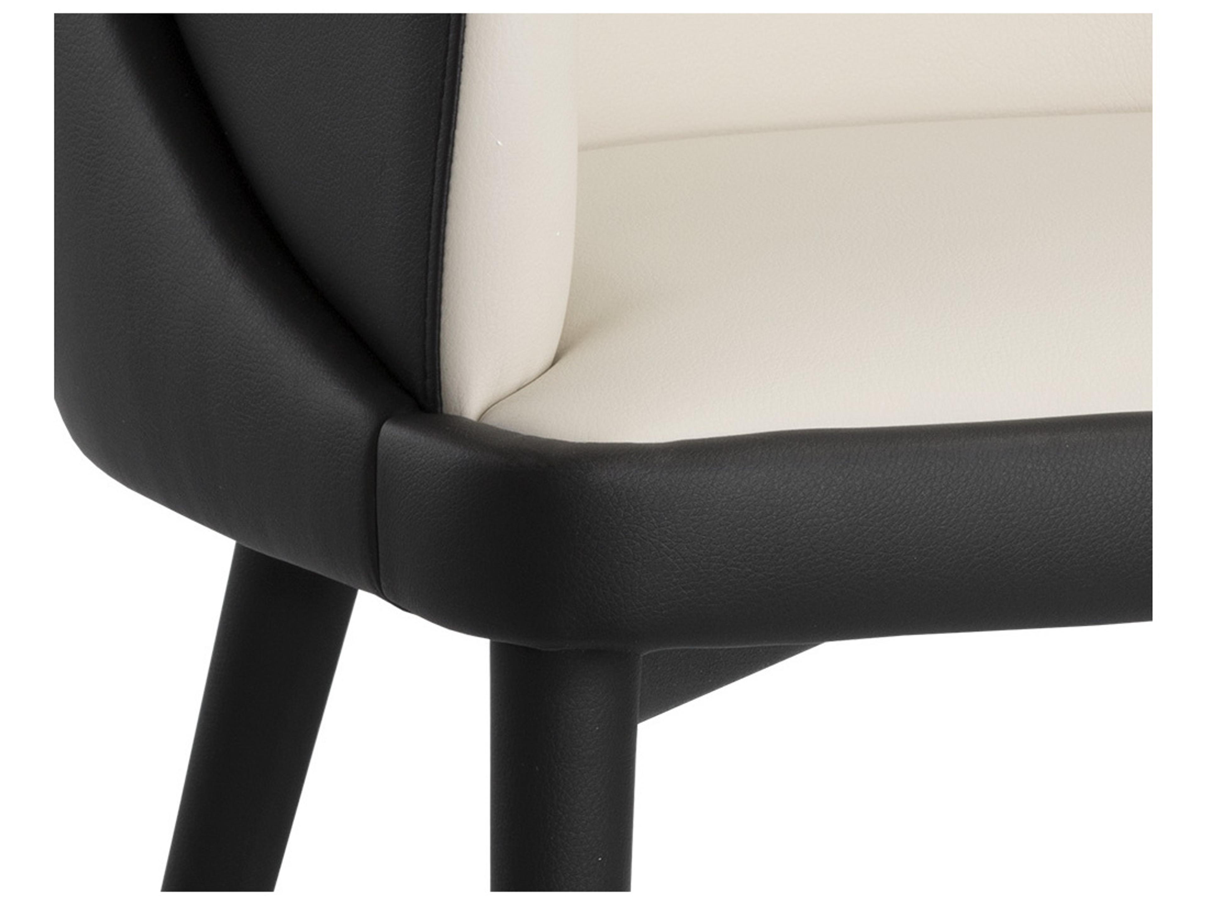 Sunpan Ikon Hagan Black Arm Dining Chair