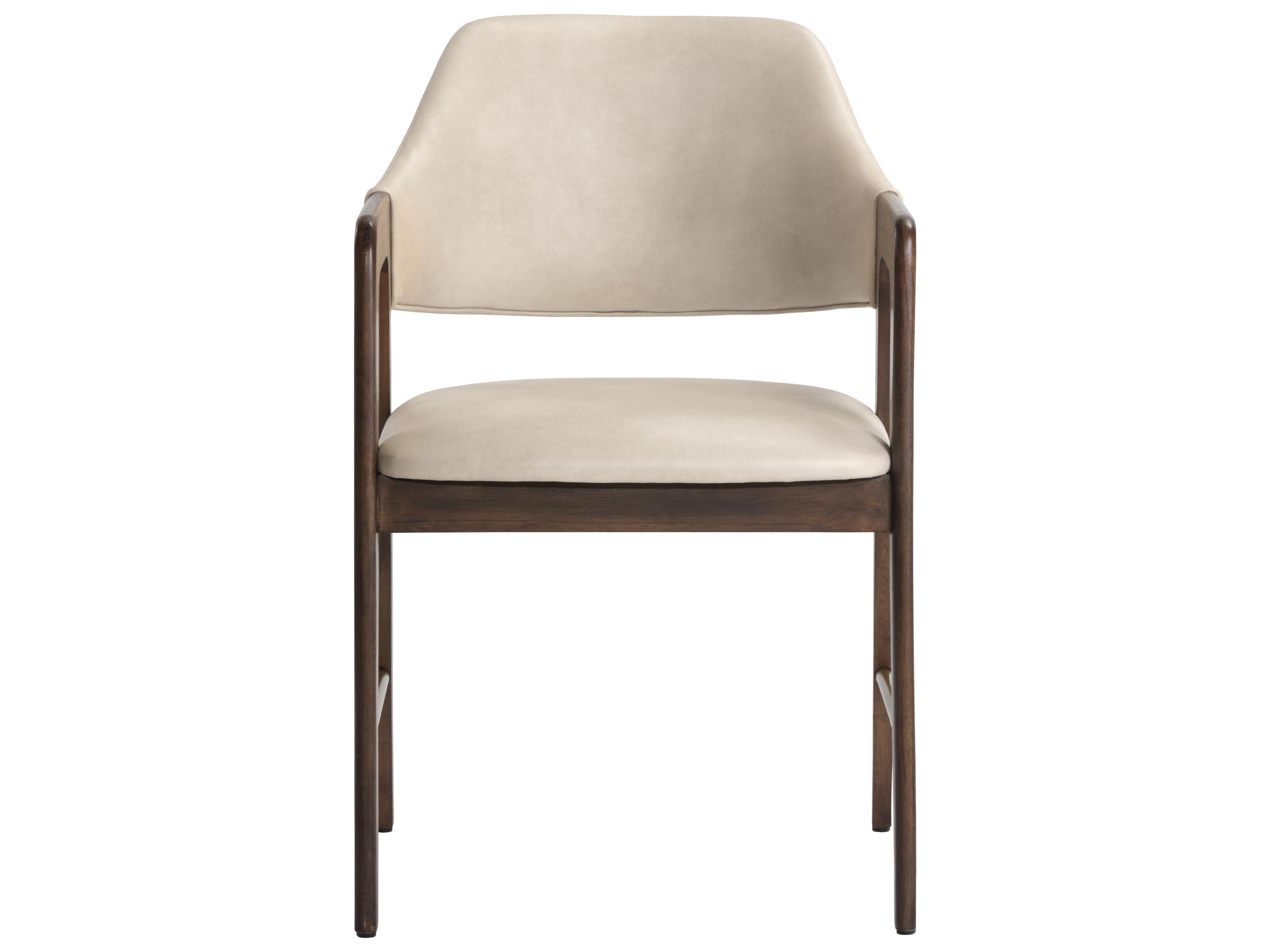 Milton Dining Armchair in Cream Faux Leather