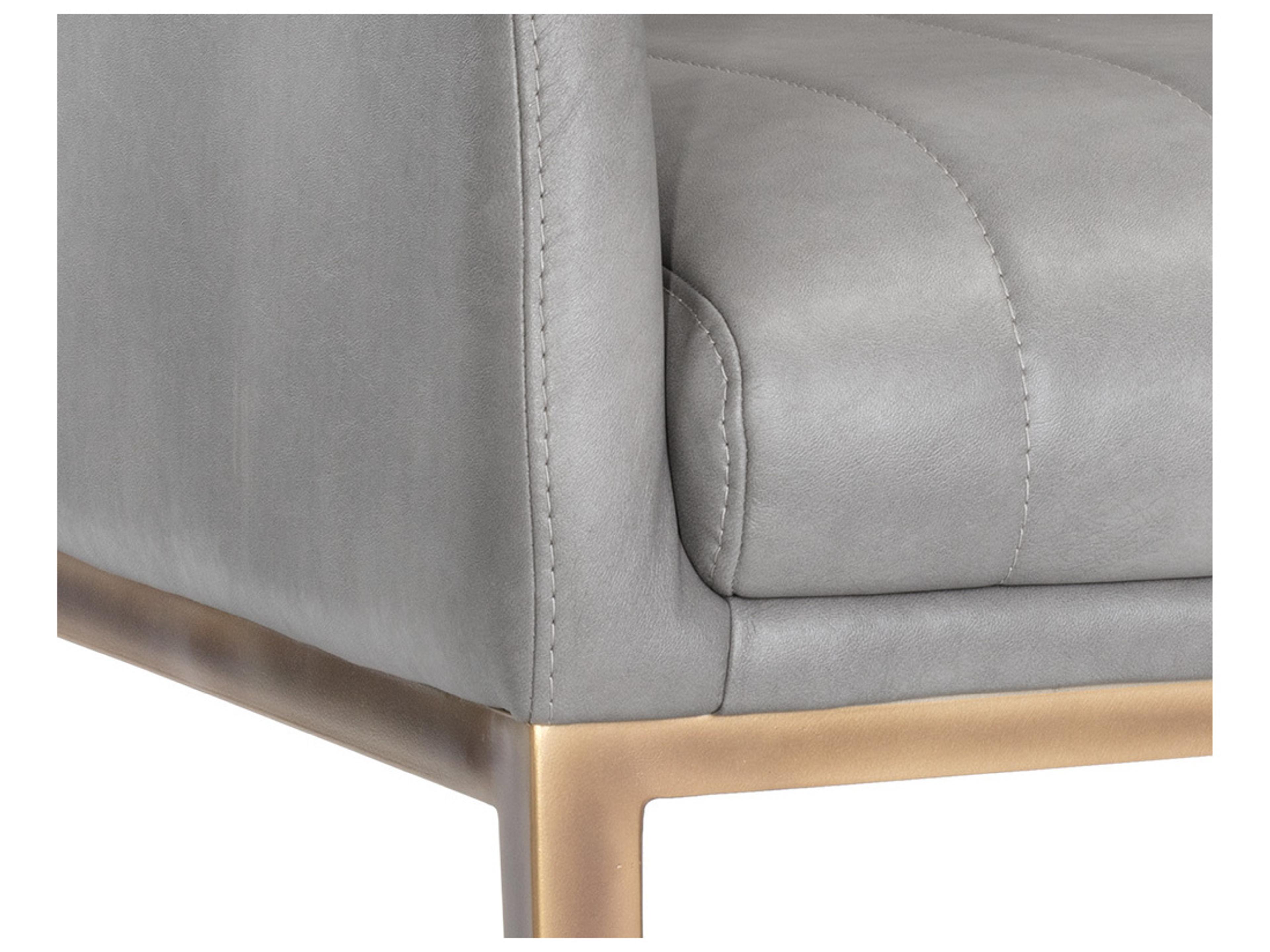 Sunpan Irongate Wolfe Gray Accent Chair