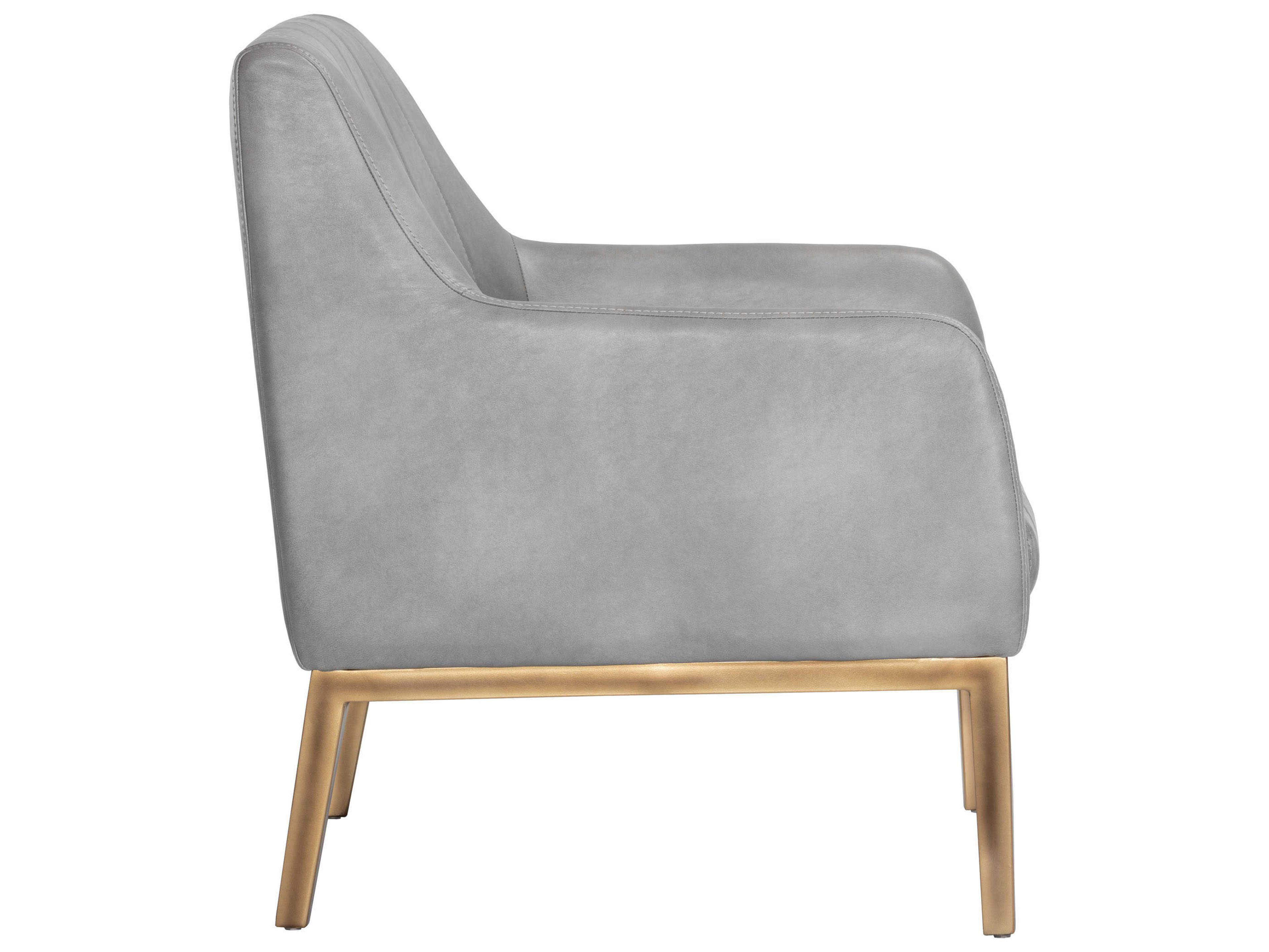 Sunpan Irongate Wolfe Gray Accent Chair