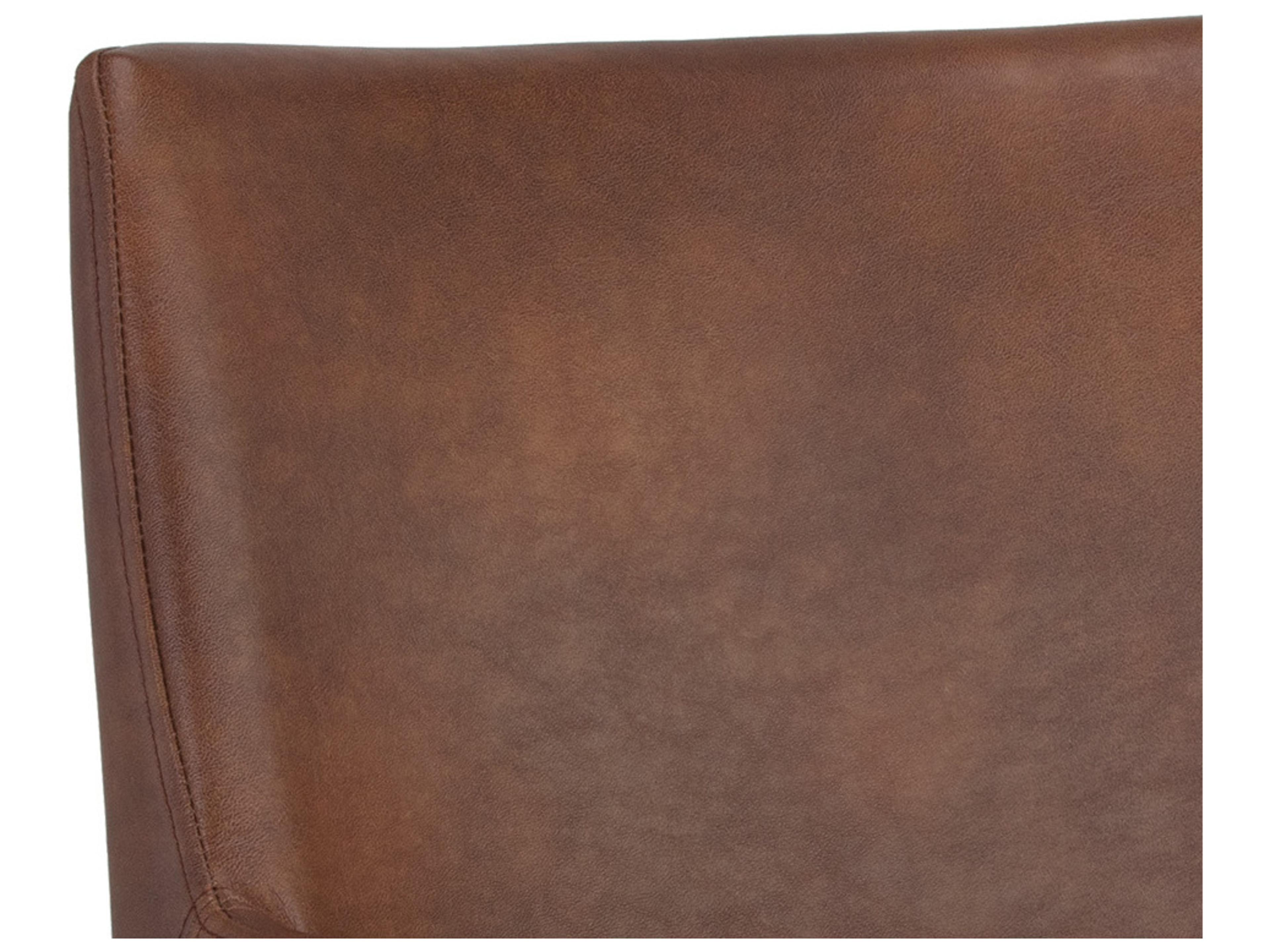 Sunpan Ikon Bernadette Brown Arm Dining Chair