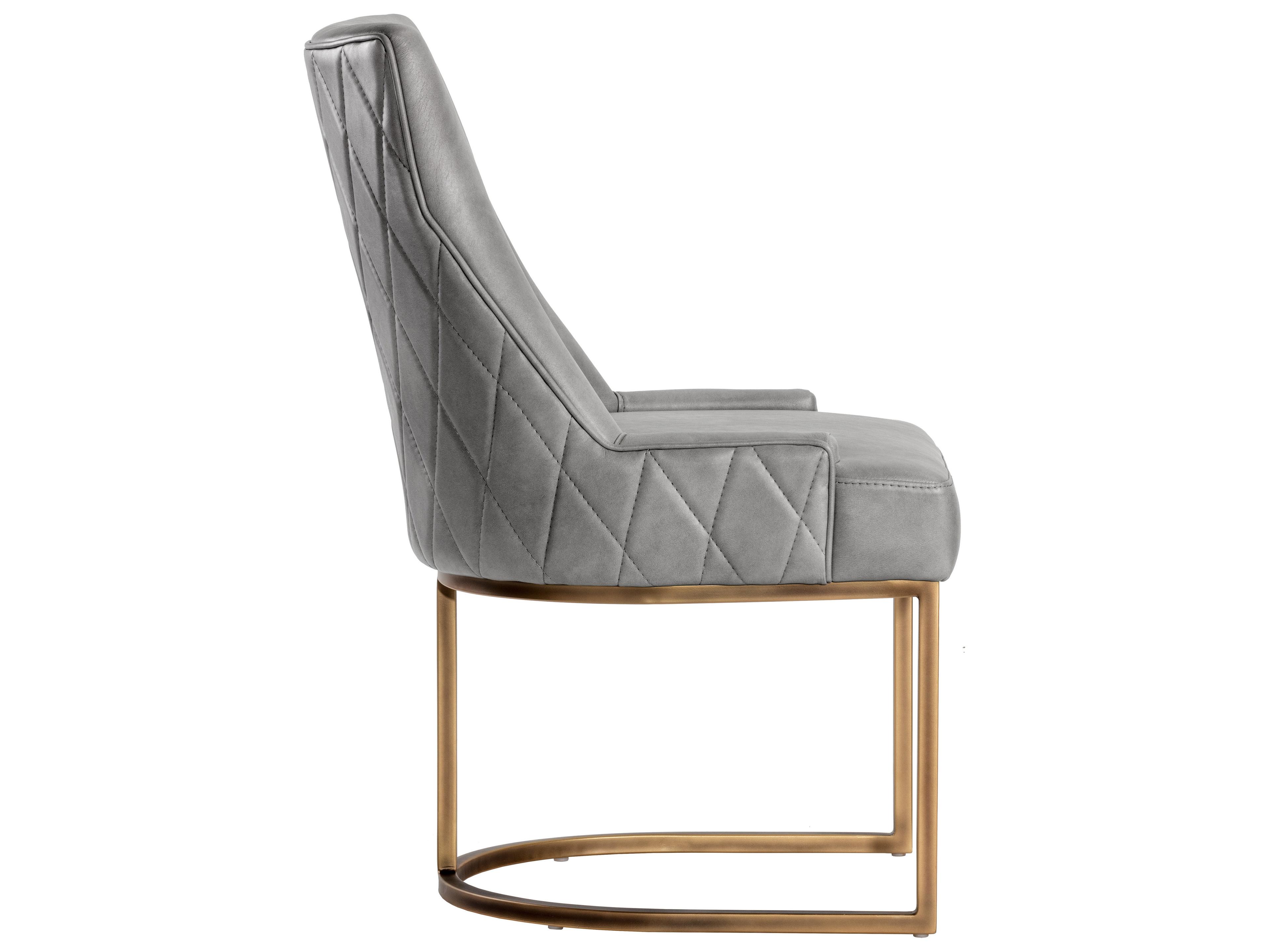 Sunpan Irongate Florence Dining Chair Bravo Metal