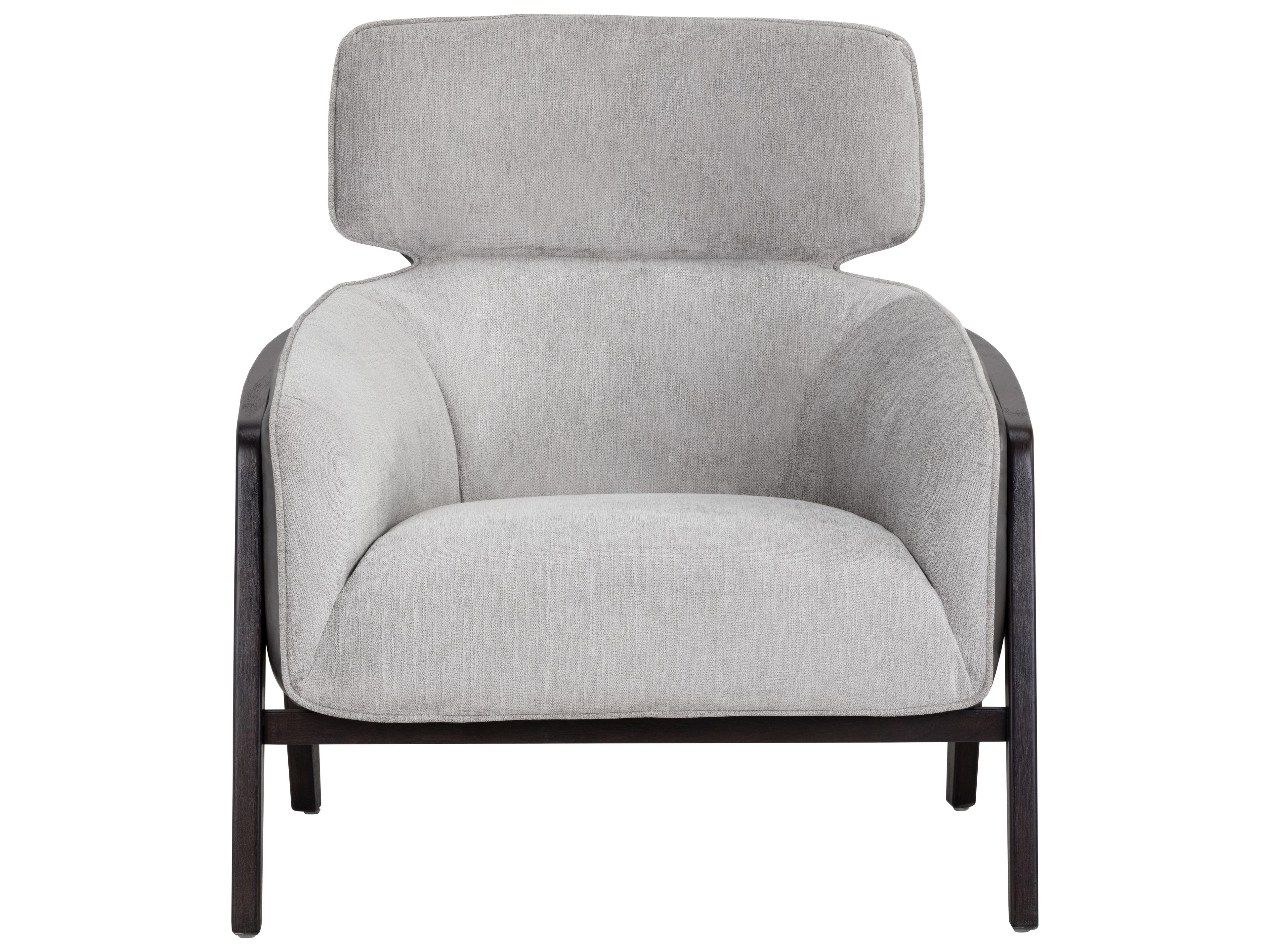 Sunpan Maximus Gray Accent Chair