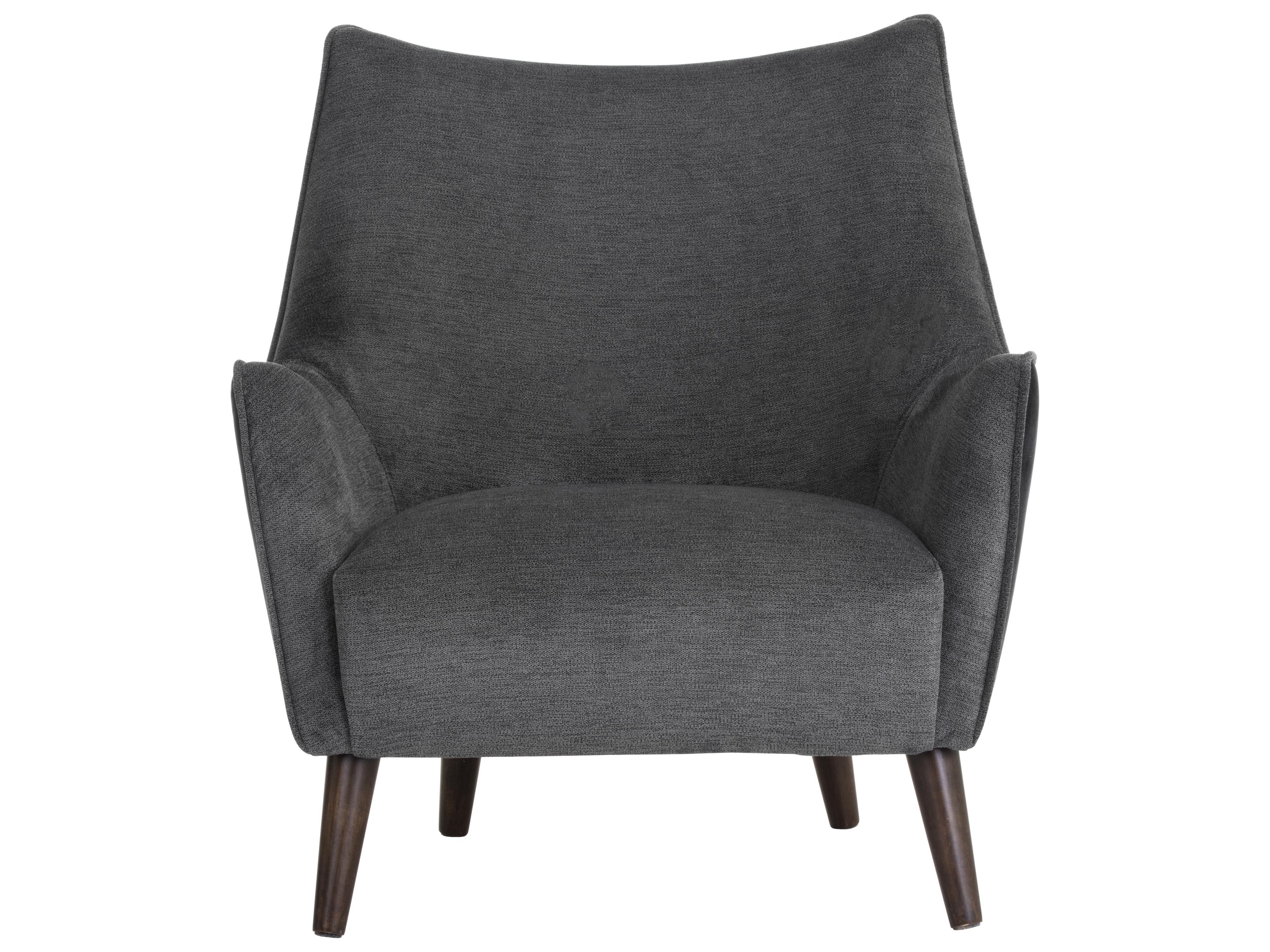 Sunpan 29" Sorrel Armchair Polo Club Kohl Grey / Abbington Black