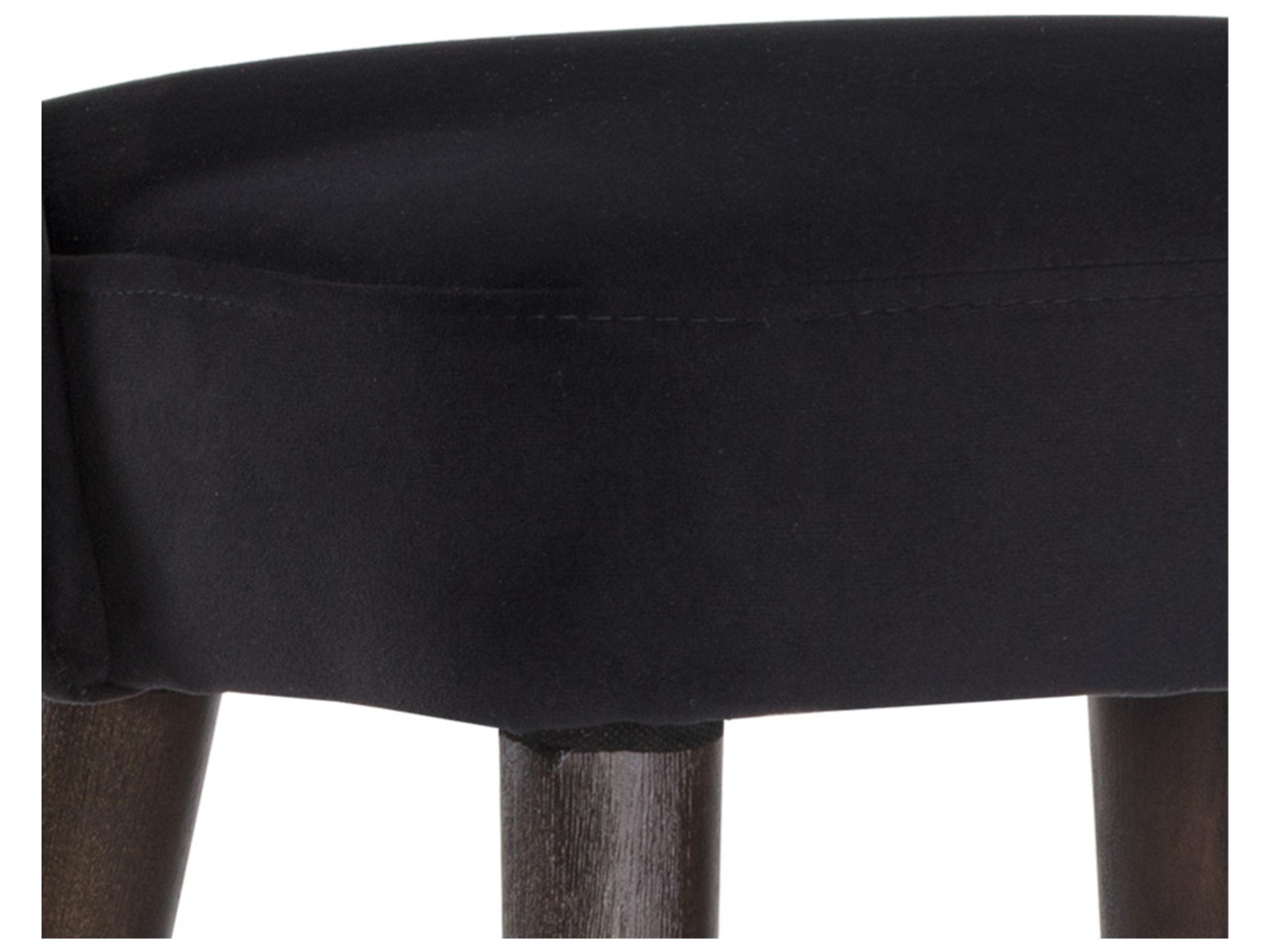 Sunpan 5west Monae Upholstered Birch Wood Abbington Black Brown Counter Stool
