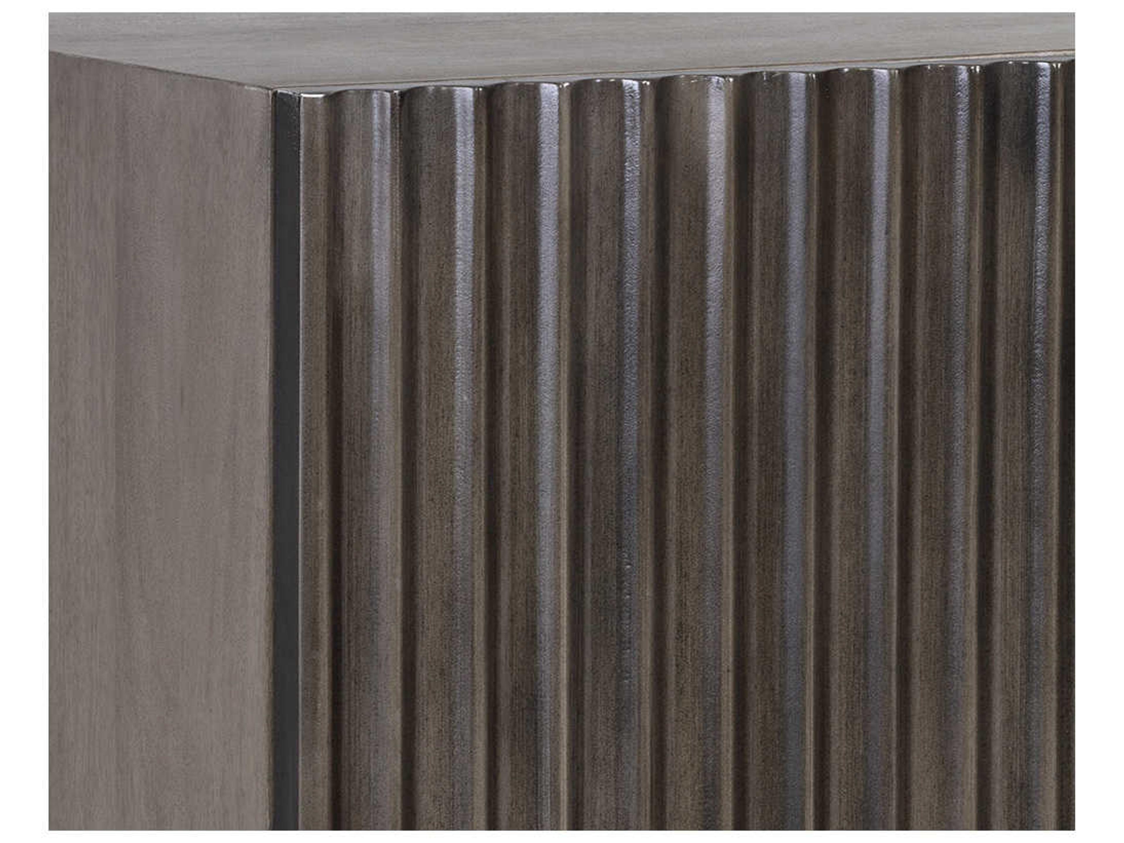 Sunpan Carlin 48" Mango Wood Grey Antique Brass Sideboard