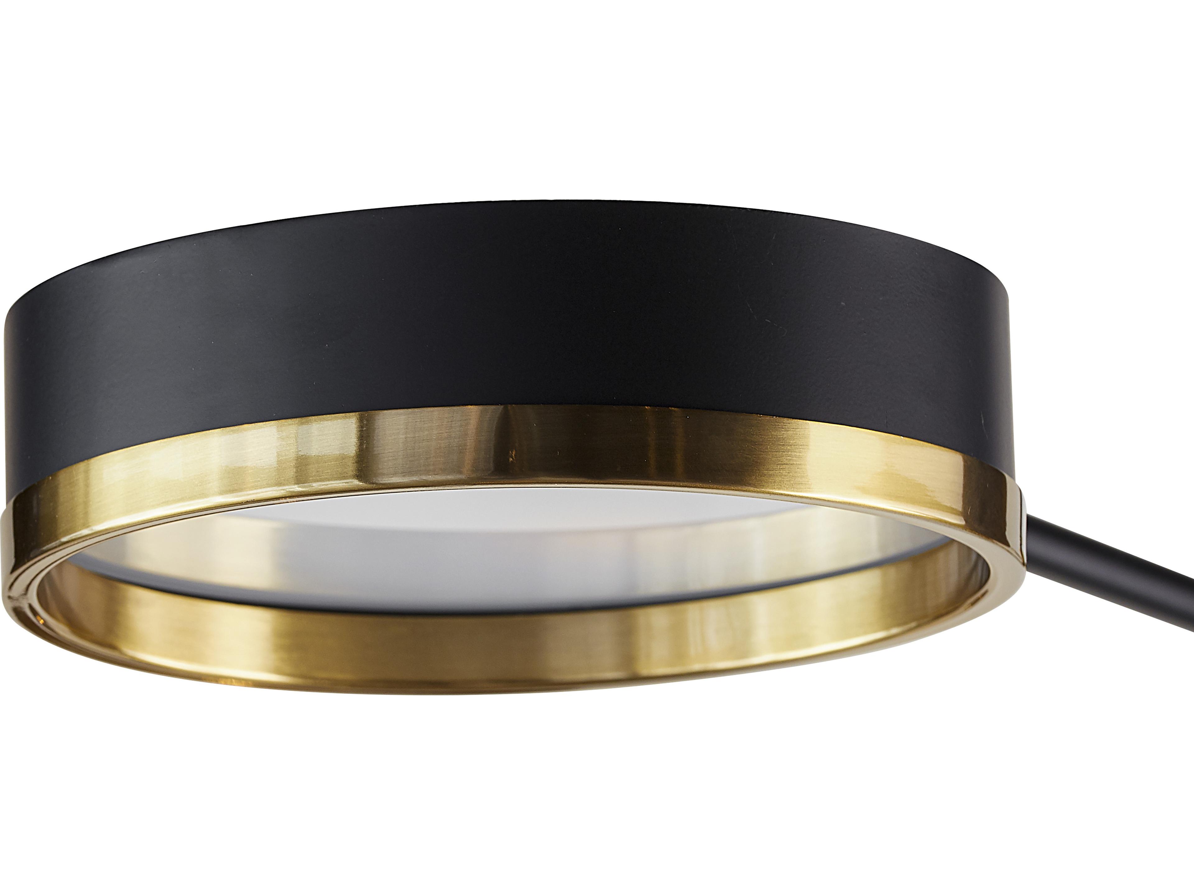 Sunpan Oralee 6-Light Black Brass Chandelier