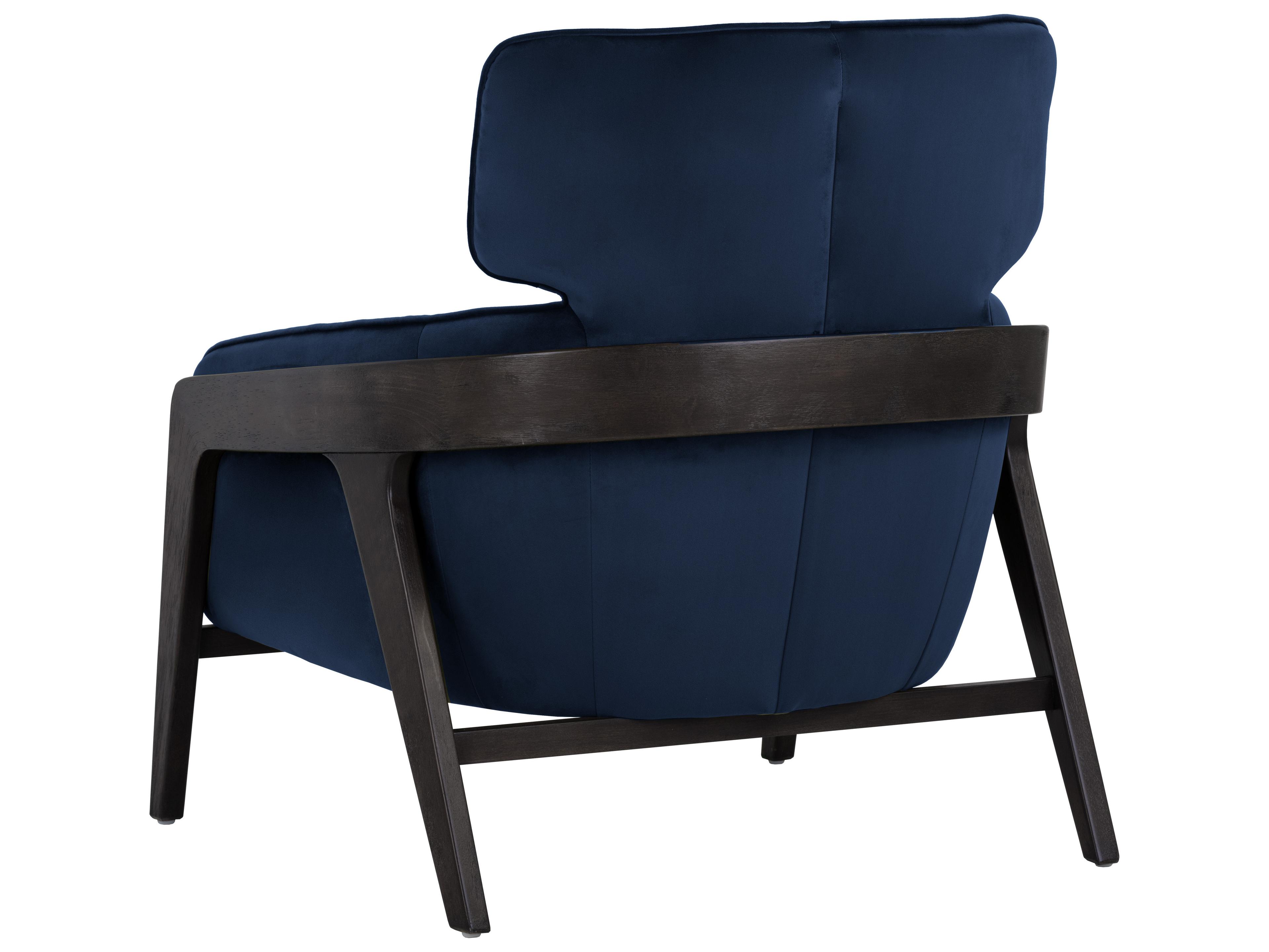 Sunpan 5west Maximus Blue Fabric Accent Chair