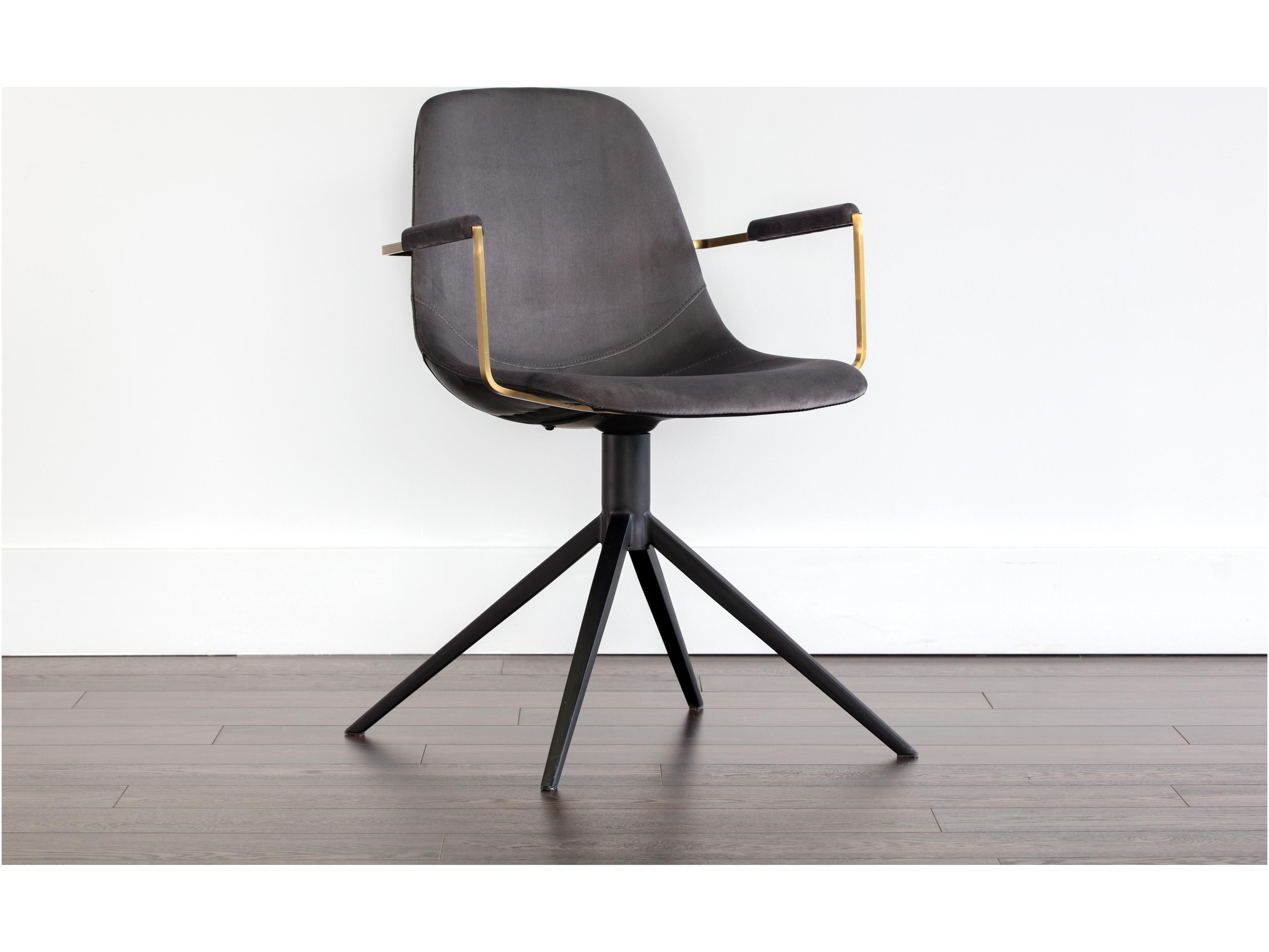 Junction Cassius Gray Arm Dining Chair
