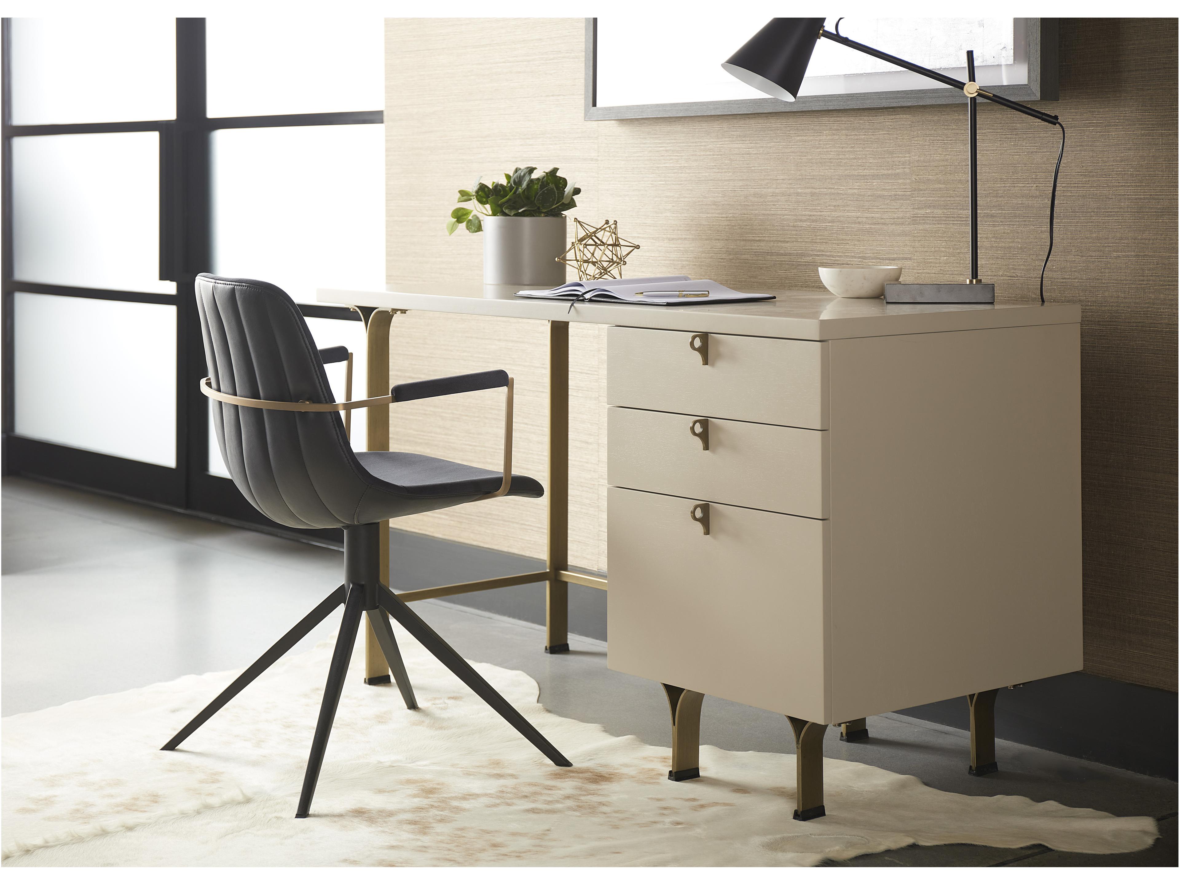 Sunpan Junction Cassius Gray Arm Dining Chair