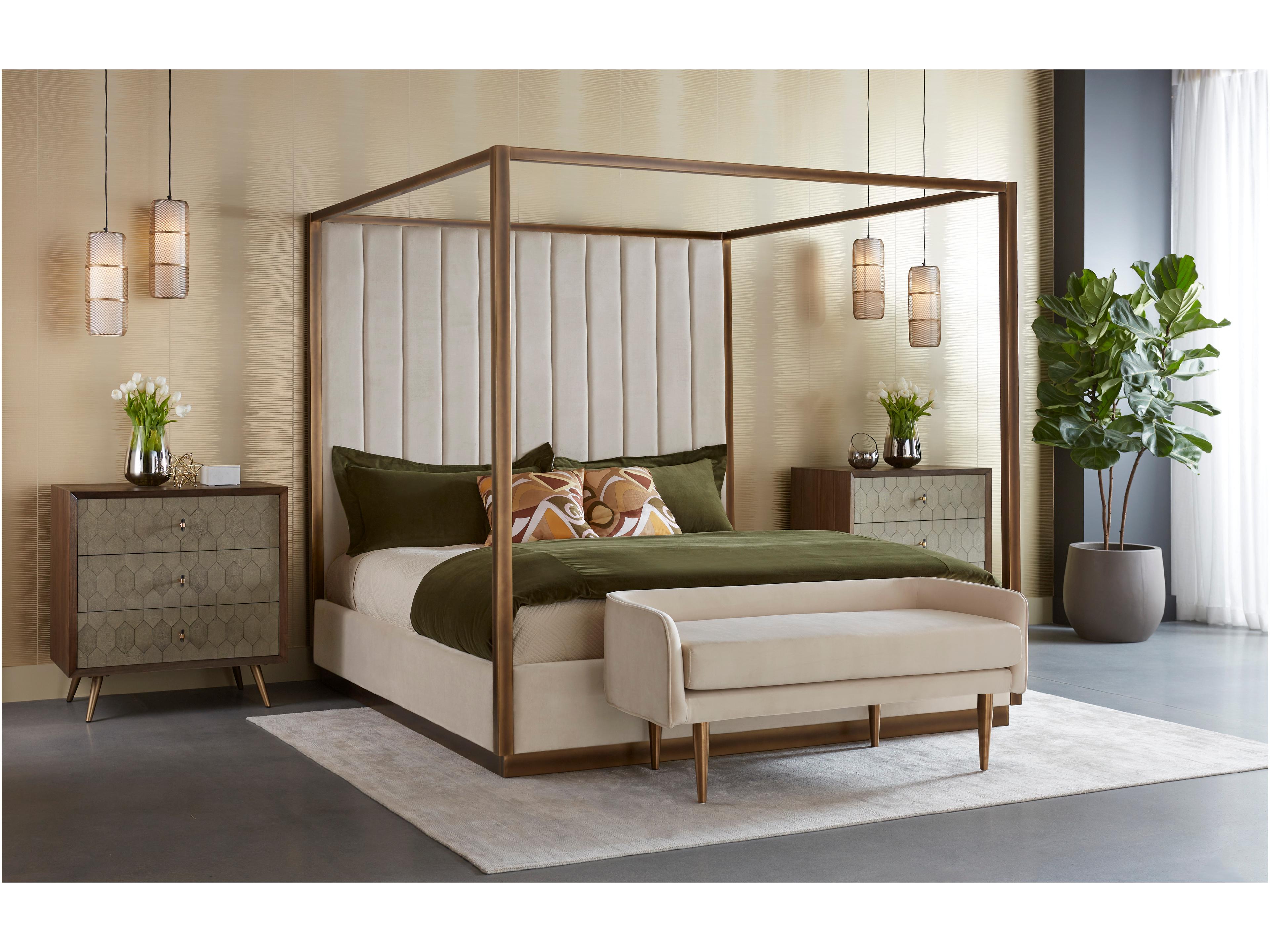 Sunpan Irongate Casette Bed King Piccolo Prosecco