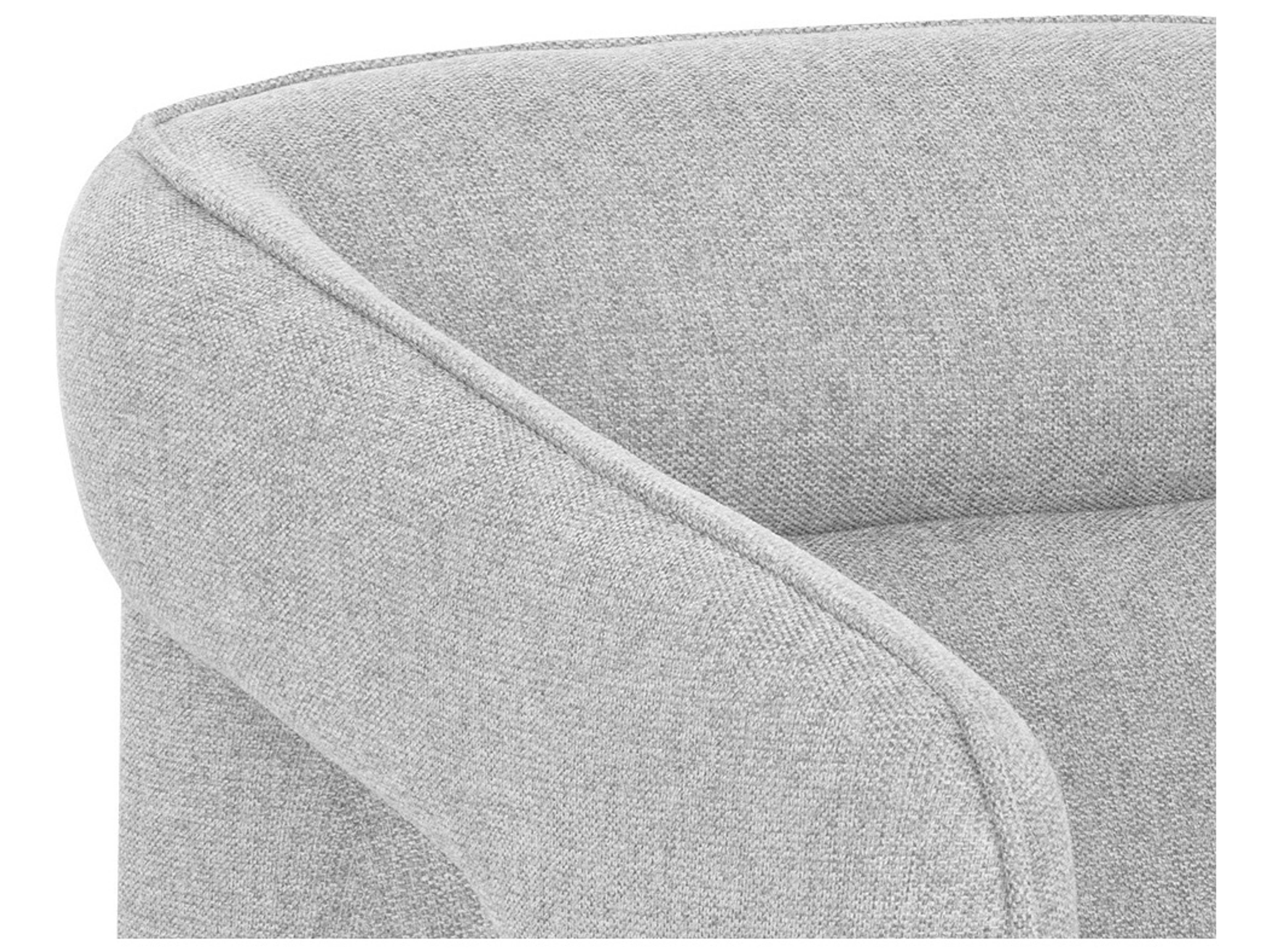Sunpan Kendrick Swivel Gray Fabric Accent Chair