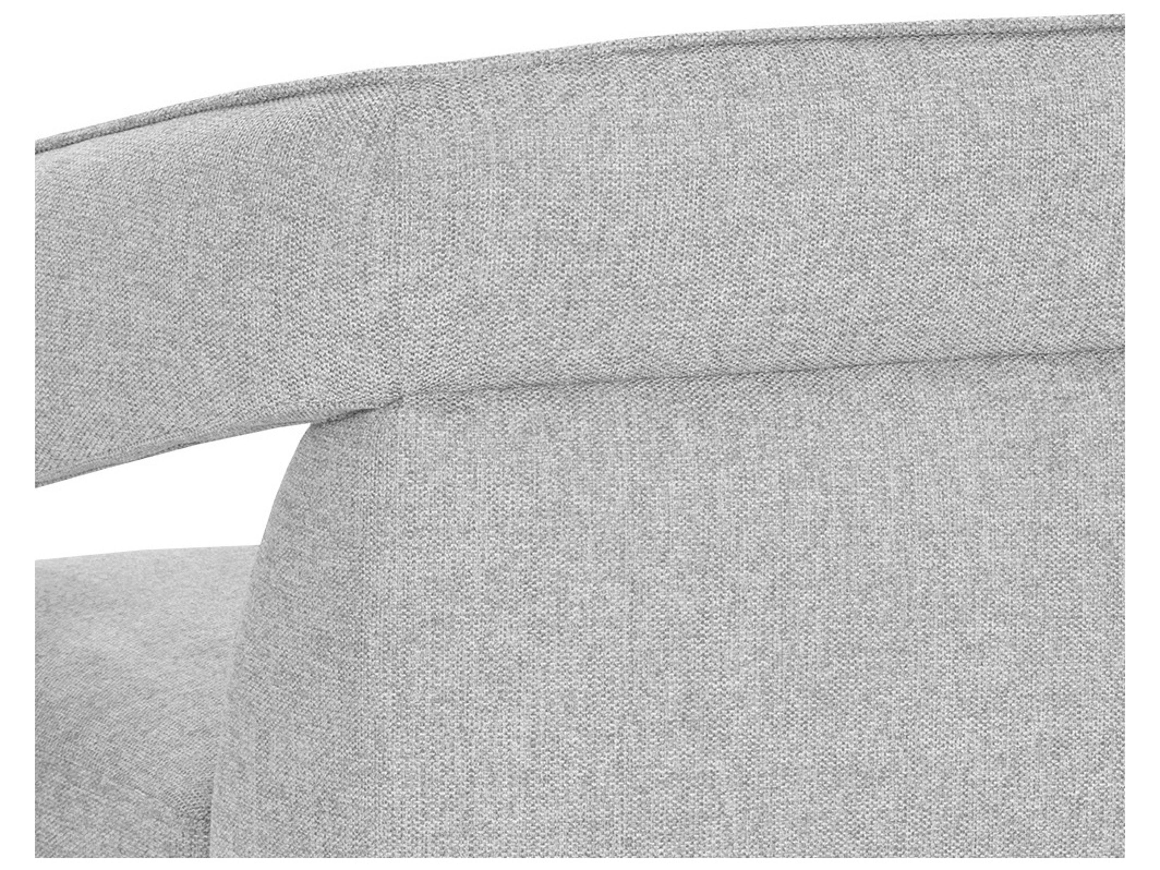 Sunpan Kendrick Swivel Gray Fabric Accent Chair