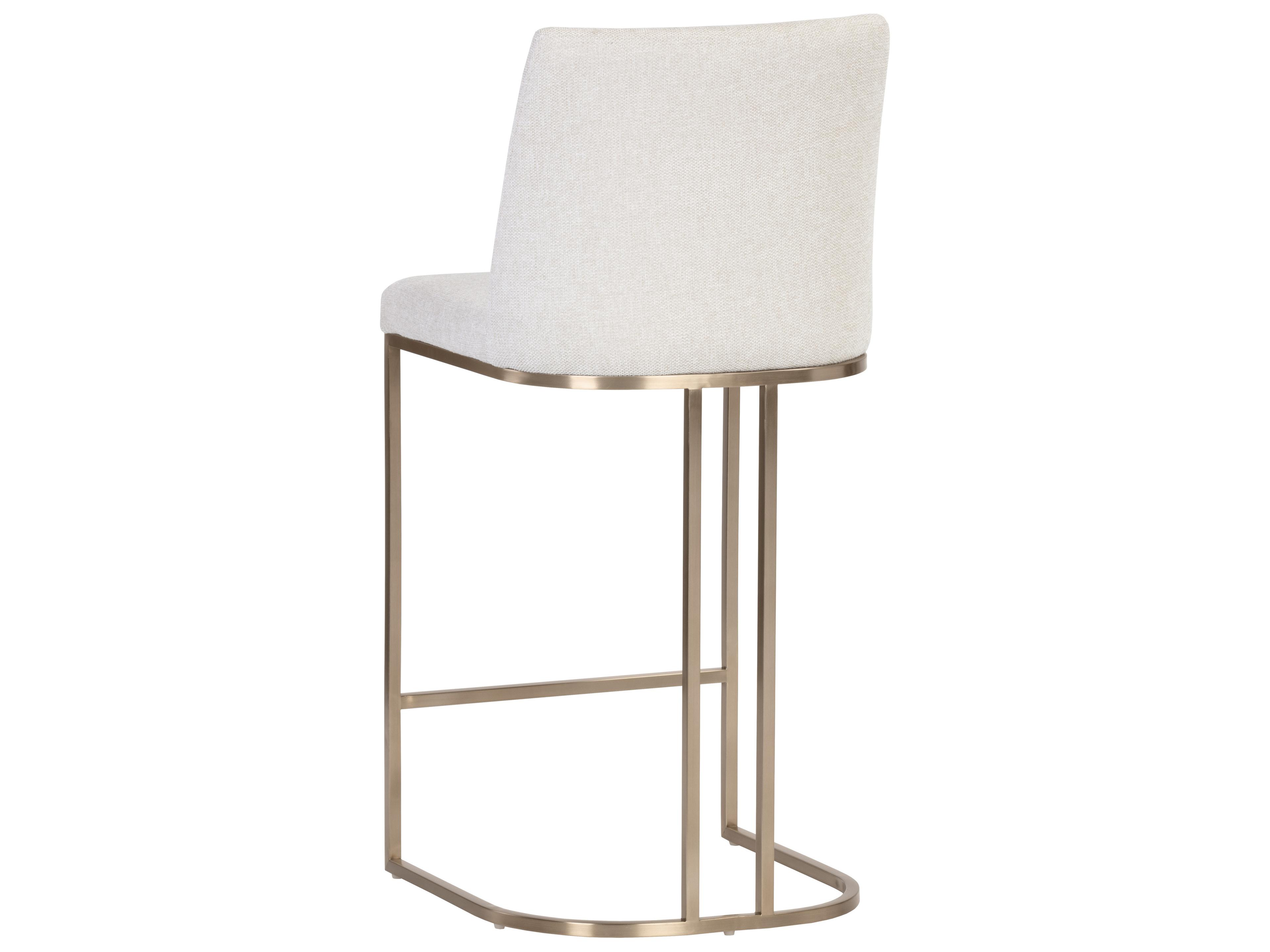 Sunpan Rayla Belfast Oatmeal Upholstered Bar Stool