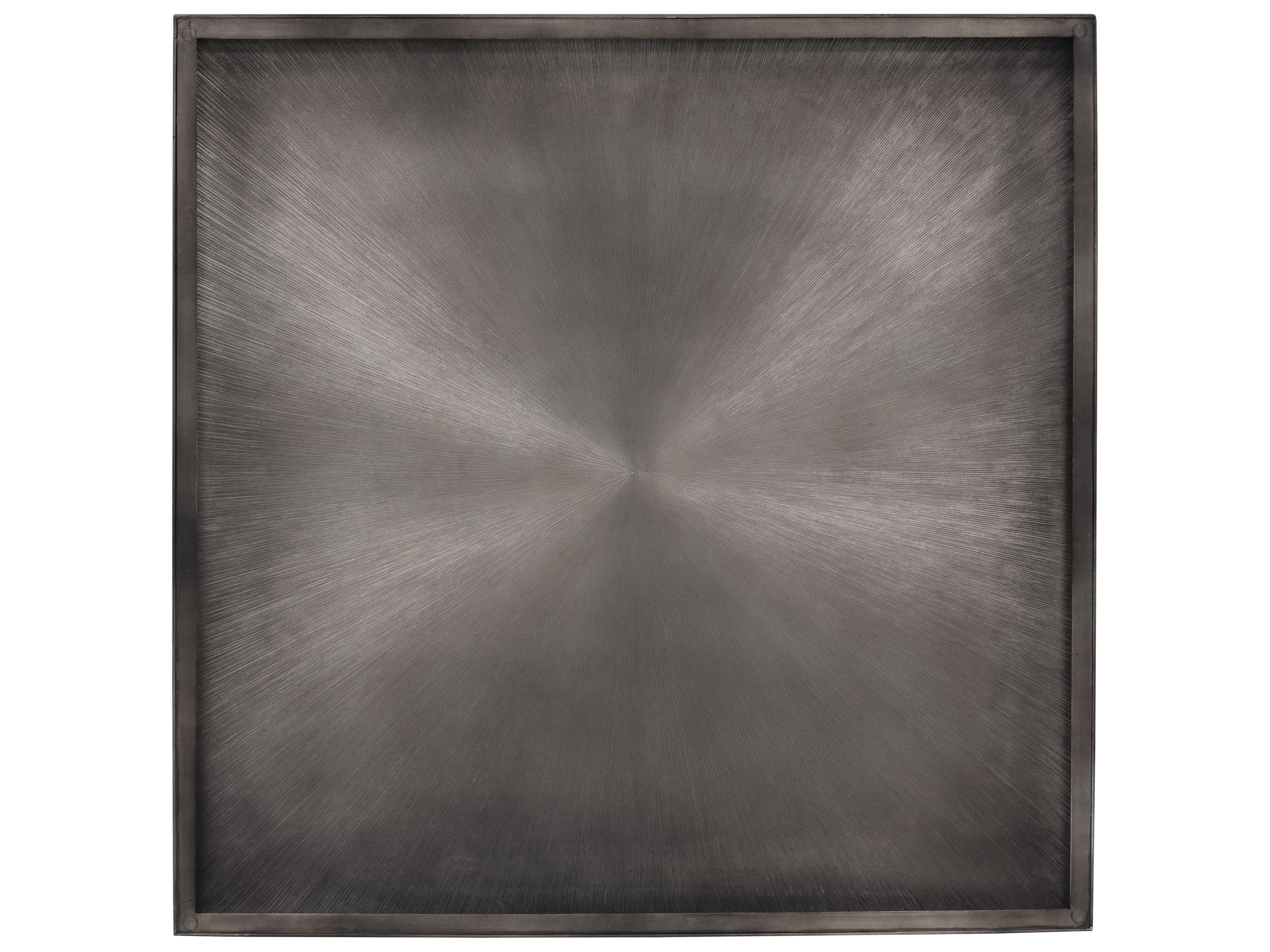 Sunpan Terry Square Gunmetal Black Dining Table