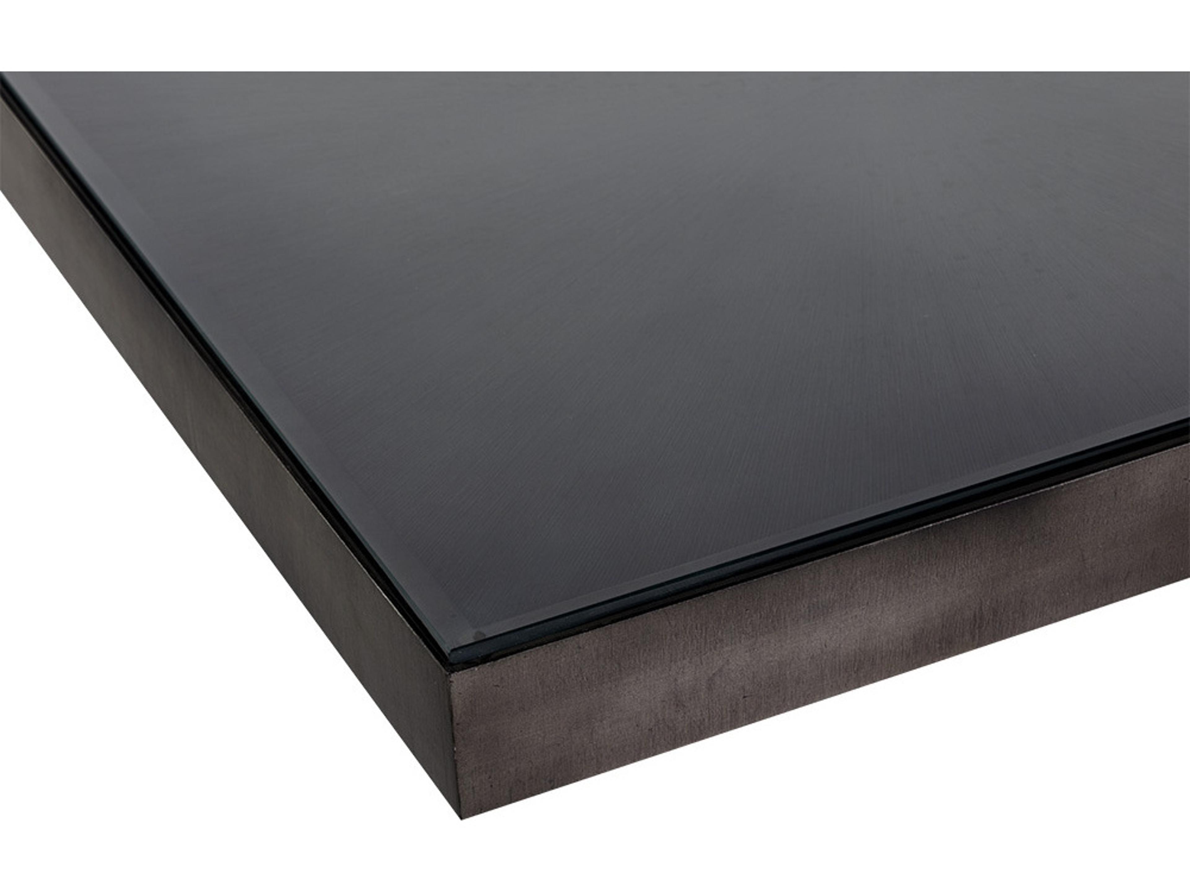 Sunpan Terry Square Gunmetal Black Dining Table