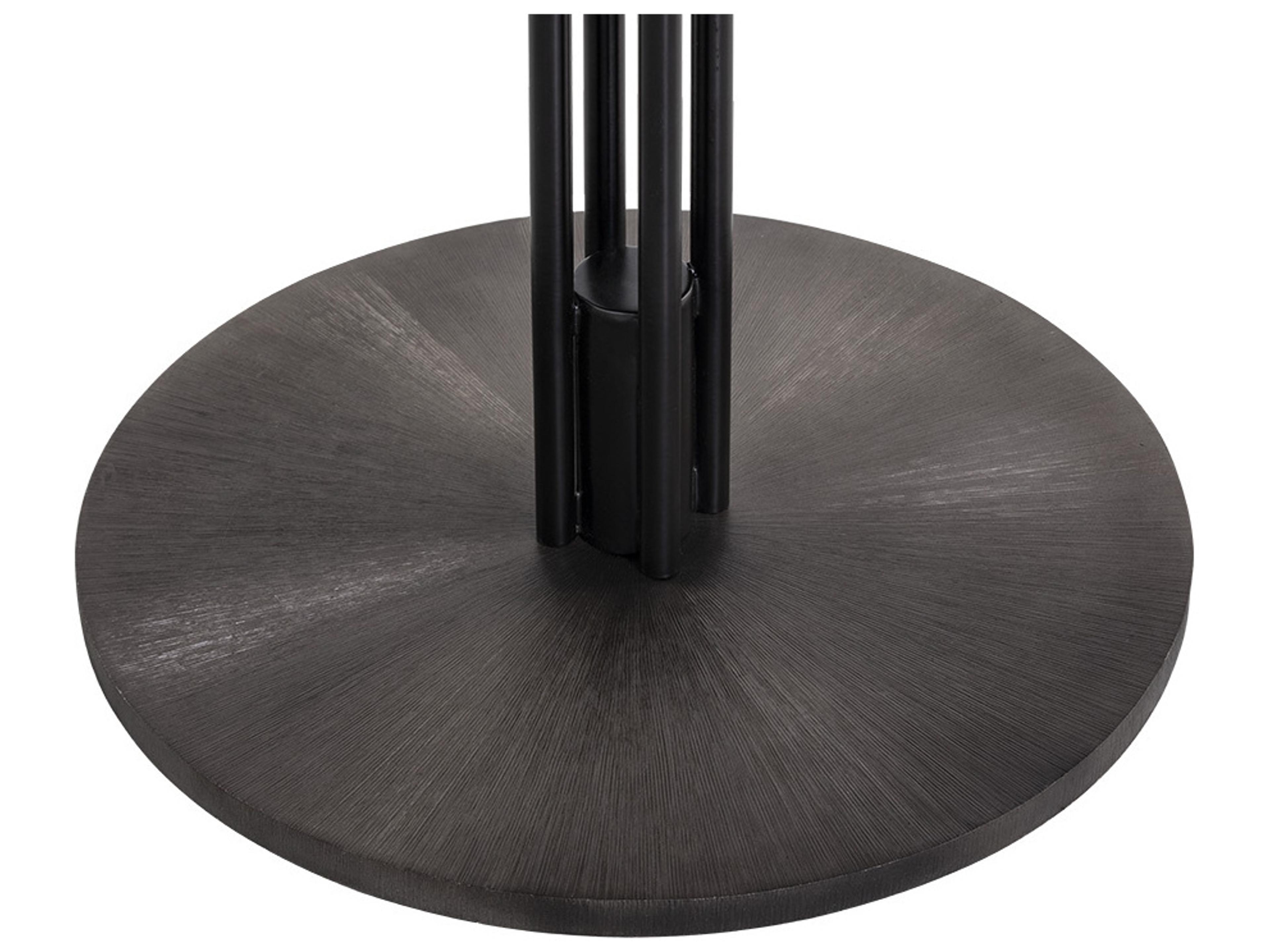 Sunpan Terry Square Gunmetal Black Dining Table