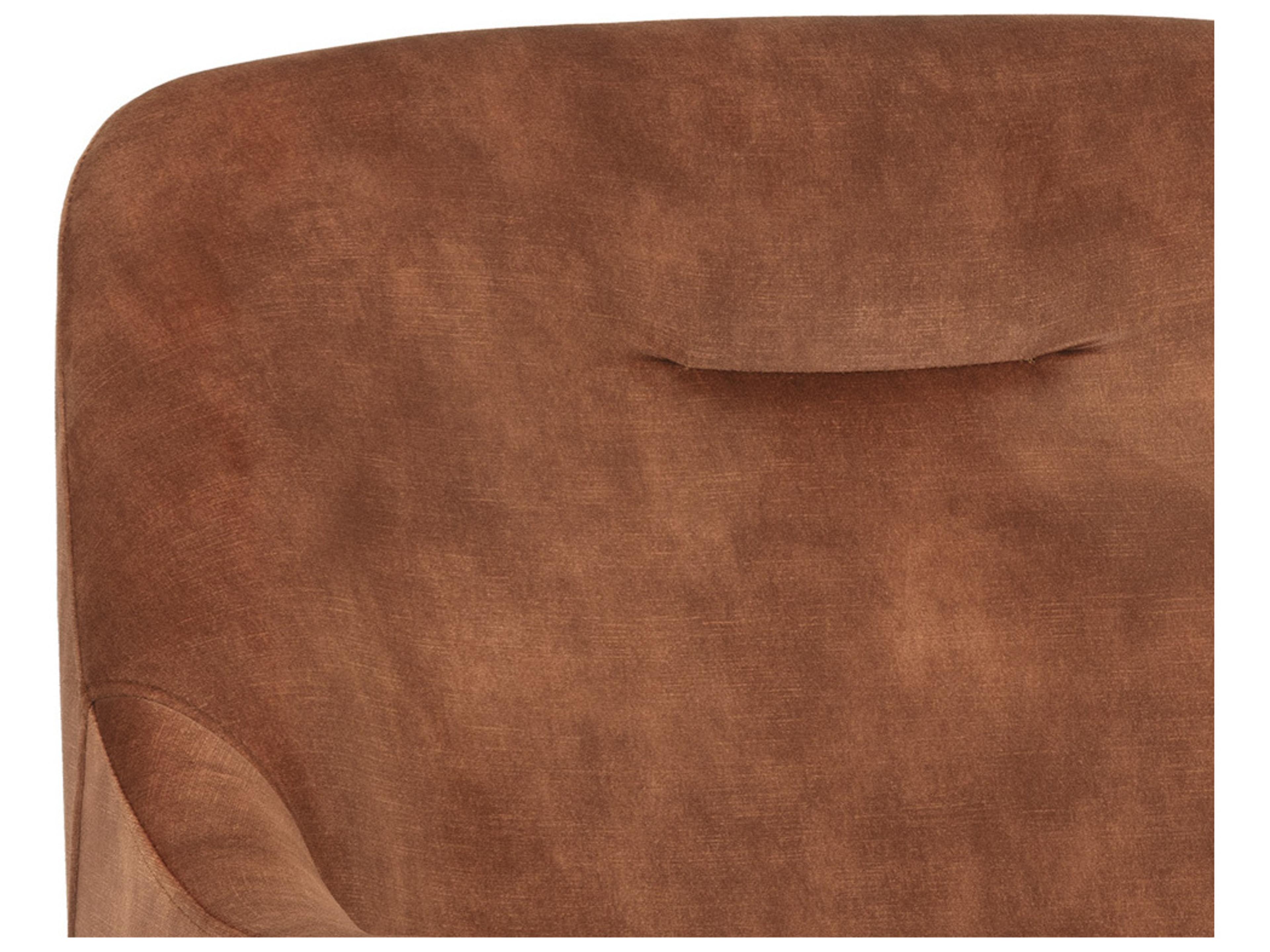 Sunpan Cameron Brown Fabric Accent Chair