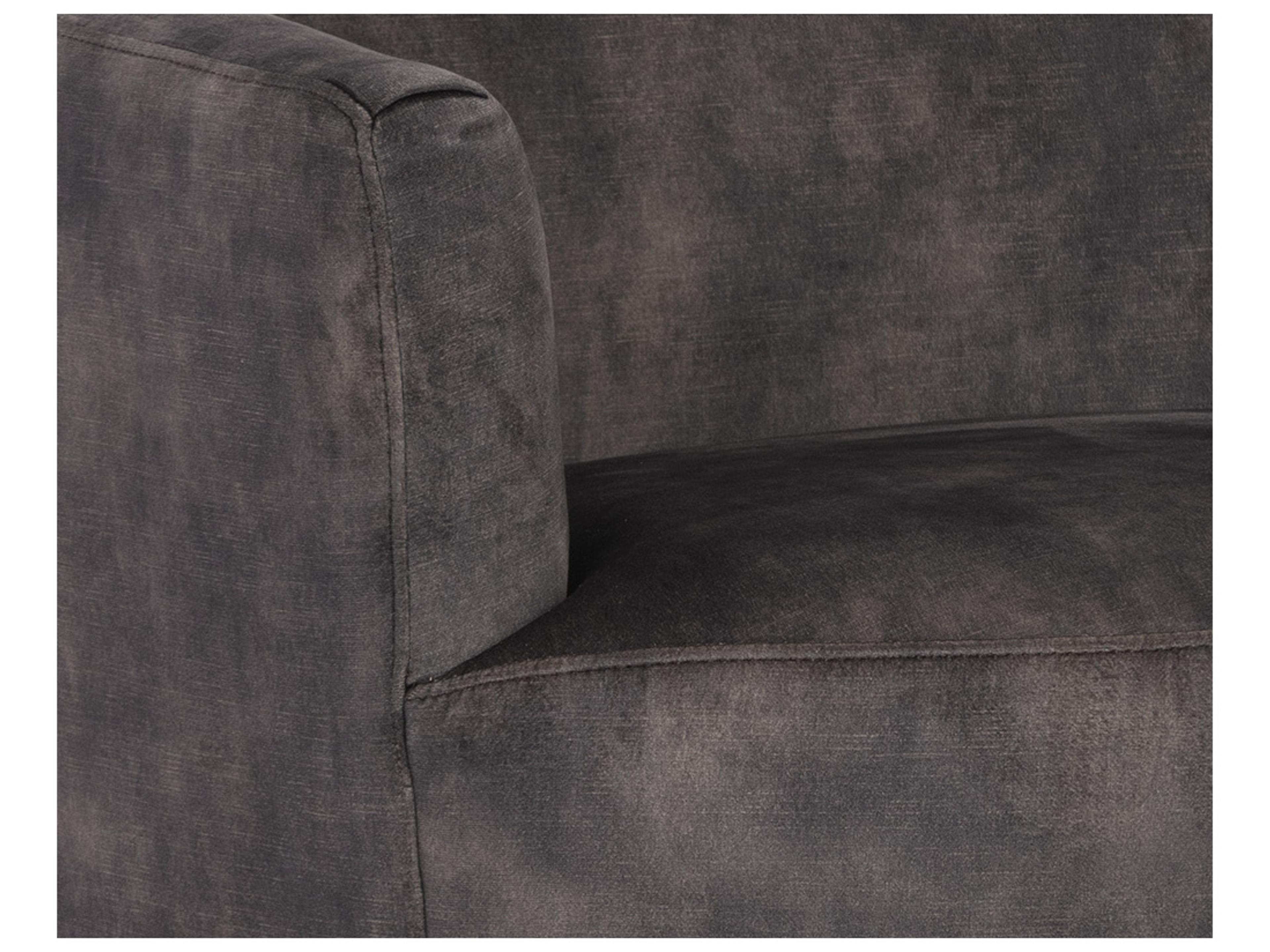 Sunpan Casey Swivel Lounge Chair in Nono Shitake